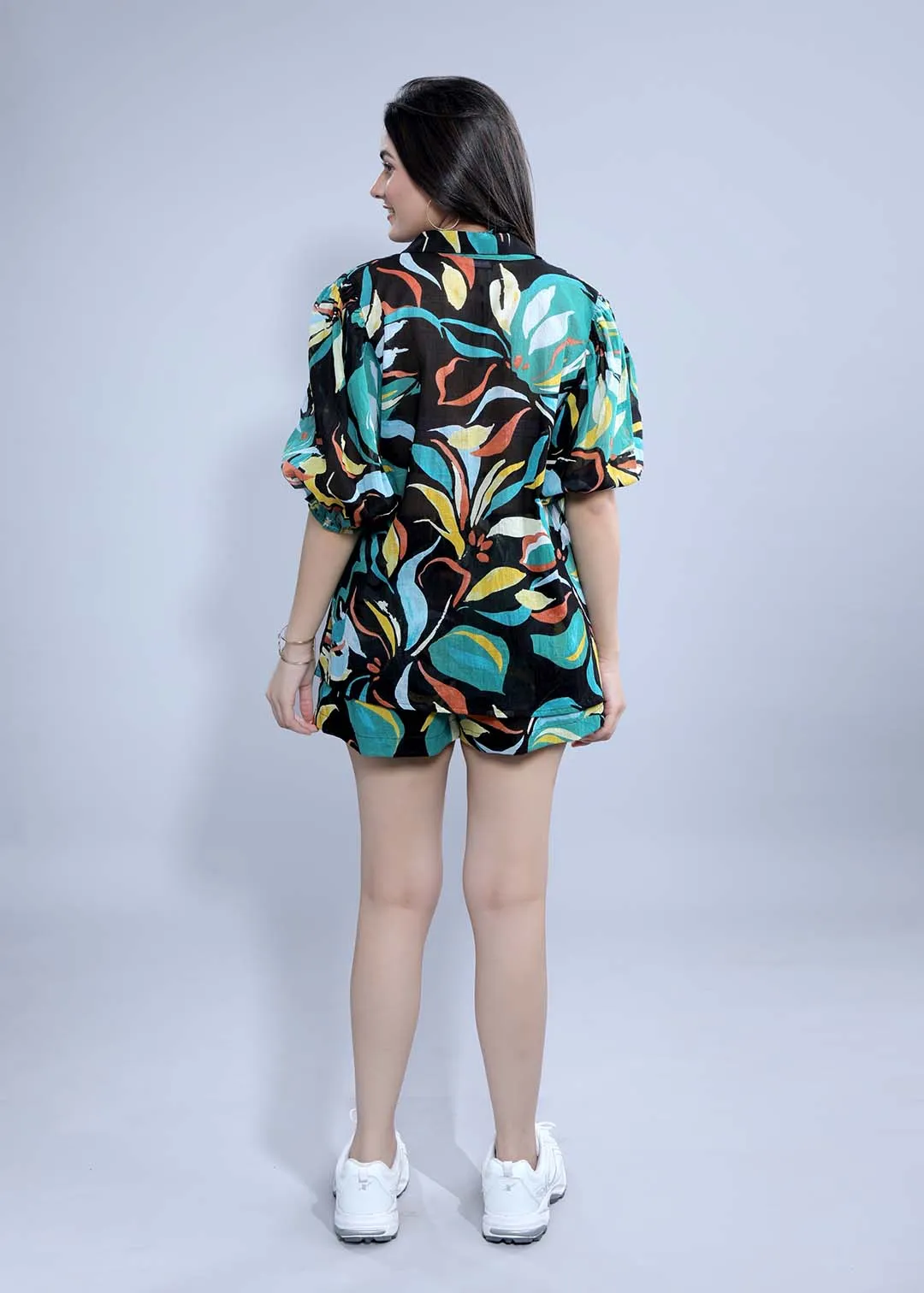 Printed Women's Shorts For Summer French Theory