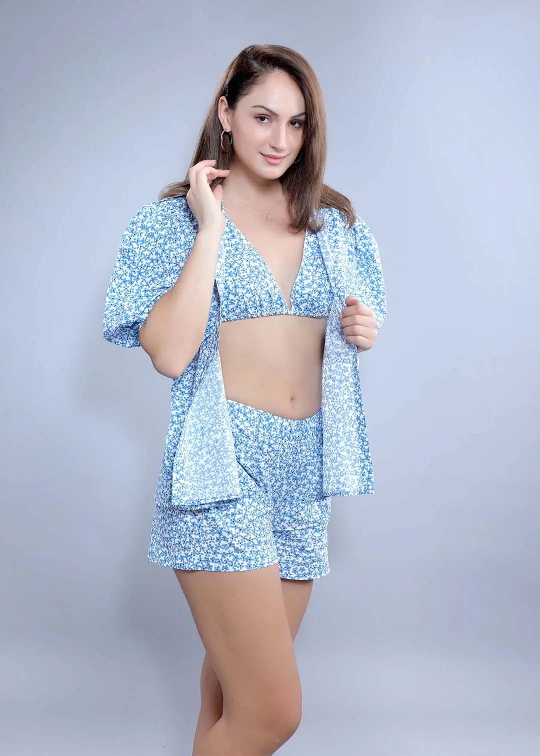 Printed Women's Shorts For Summer French Theory