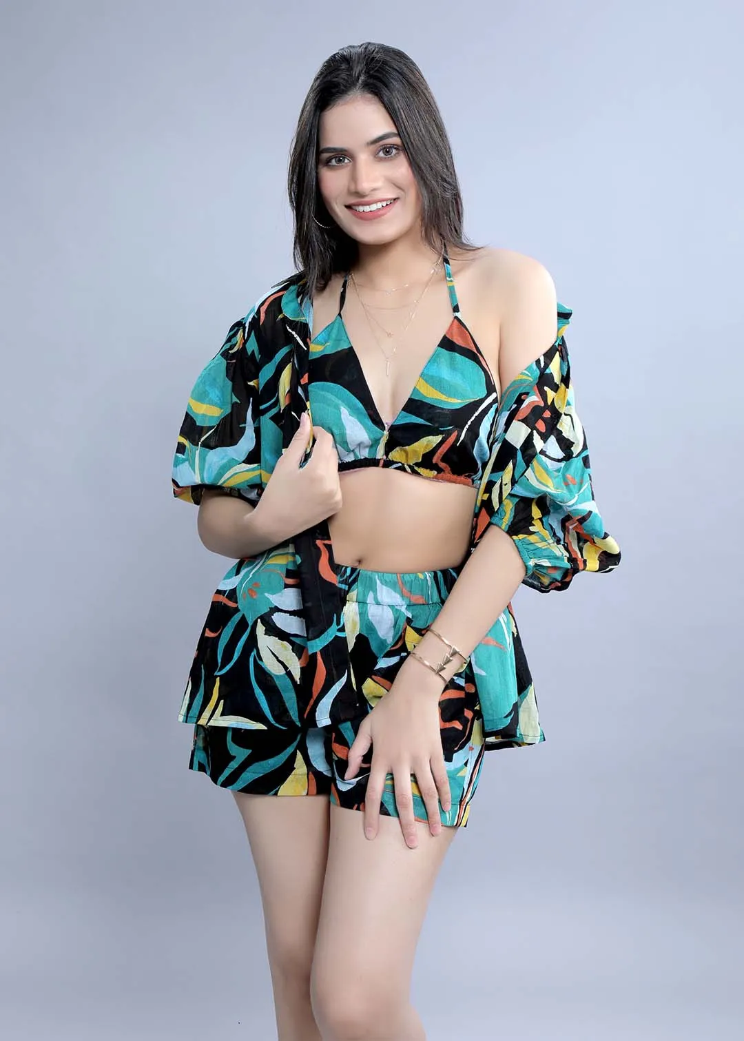 Printed Women's Shorts For Summer French Theory