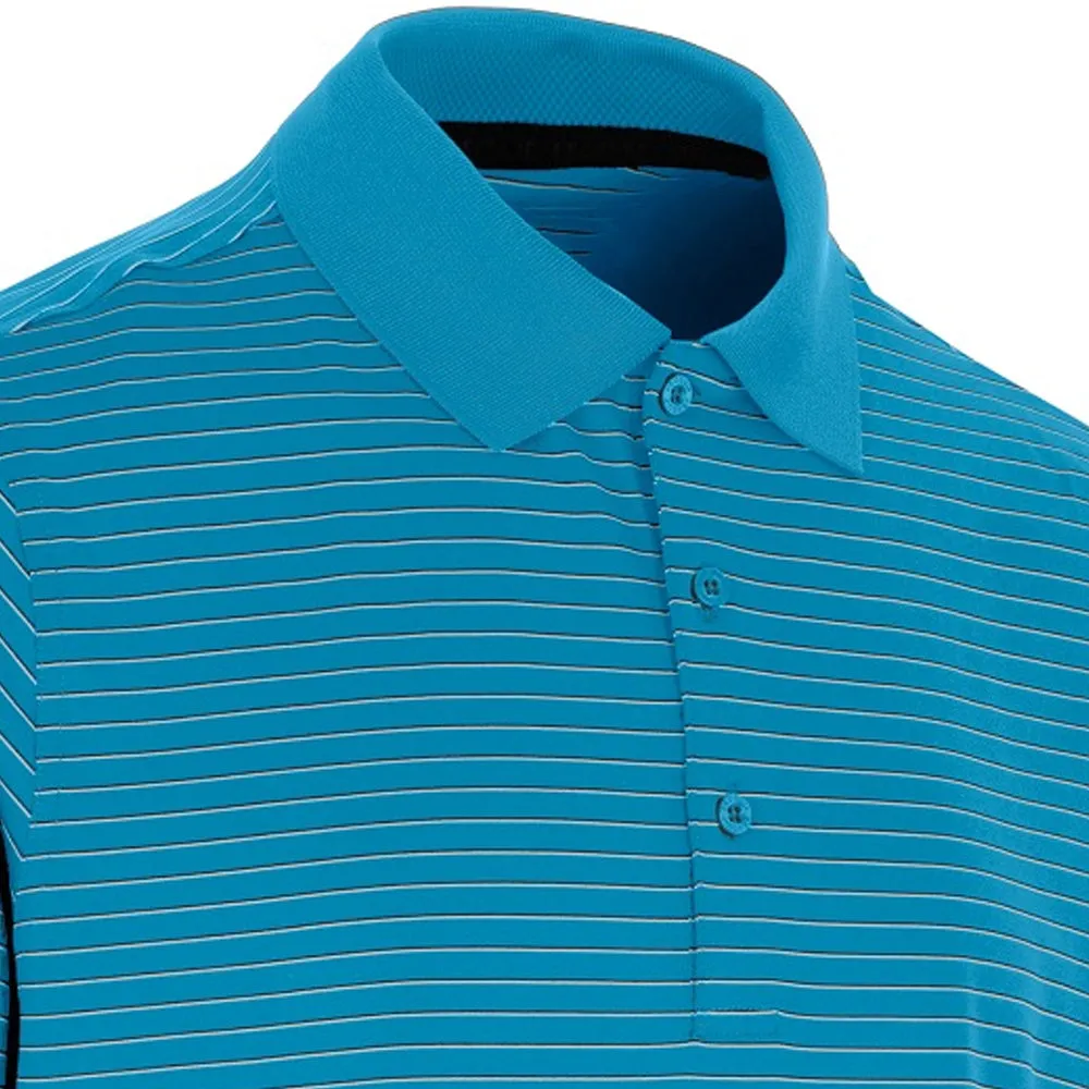 ProQuip Pro Tech Feeder Stripe Polo Shirt - Azure Blue