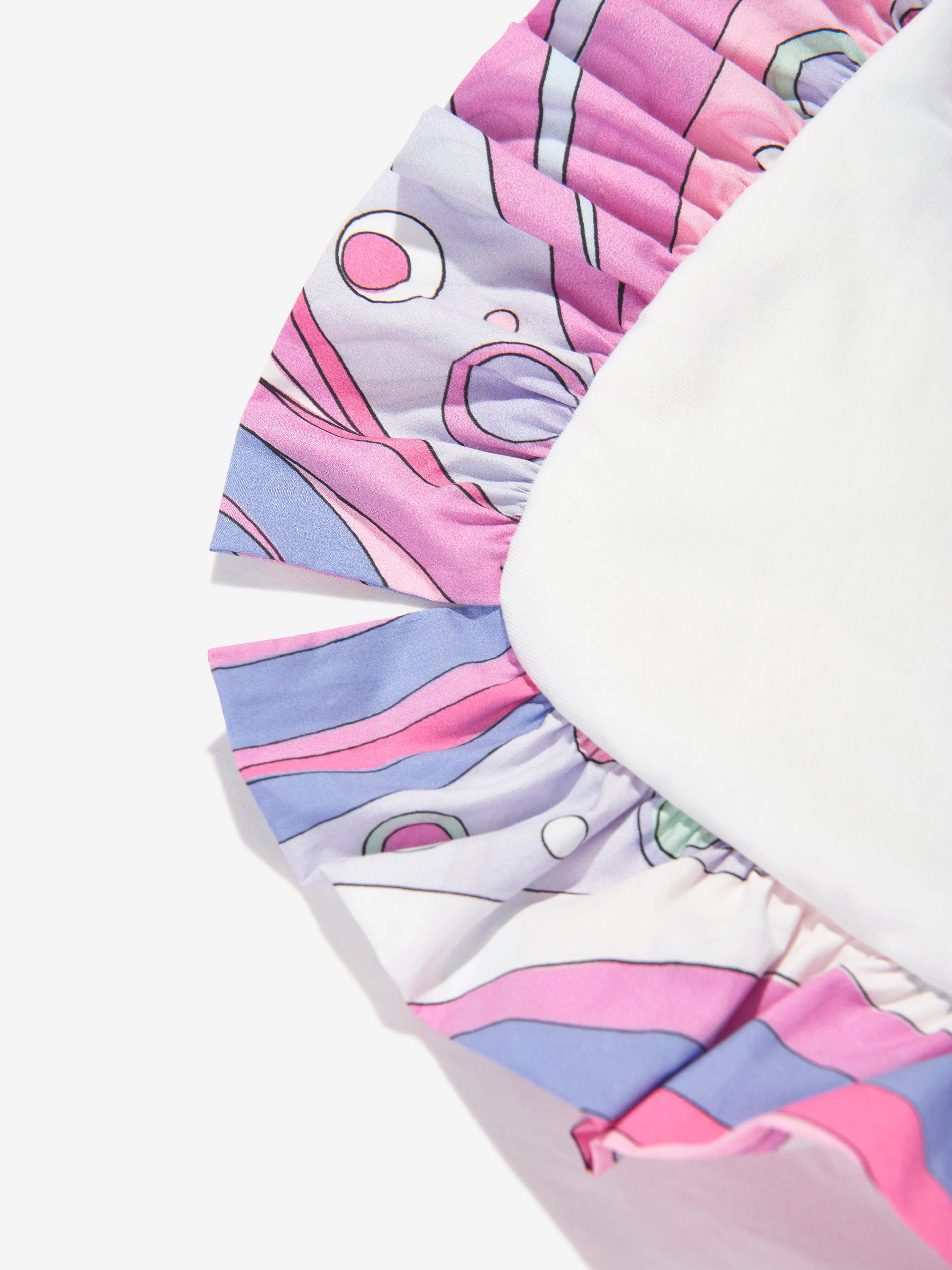 PUCCI Baby Girls Logo Blanket in Ivory (88cm)