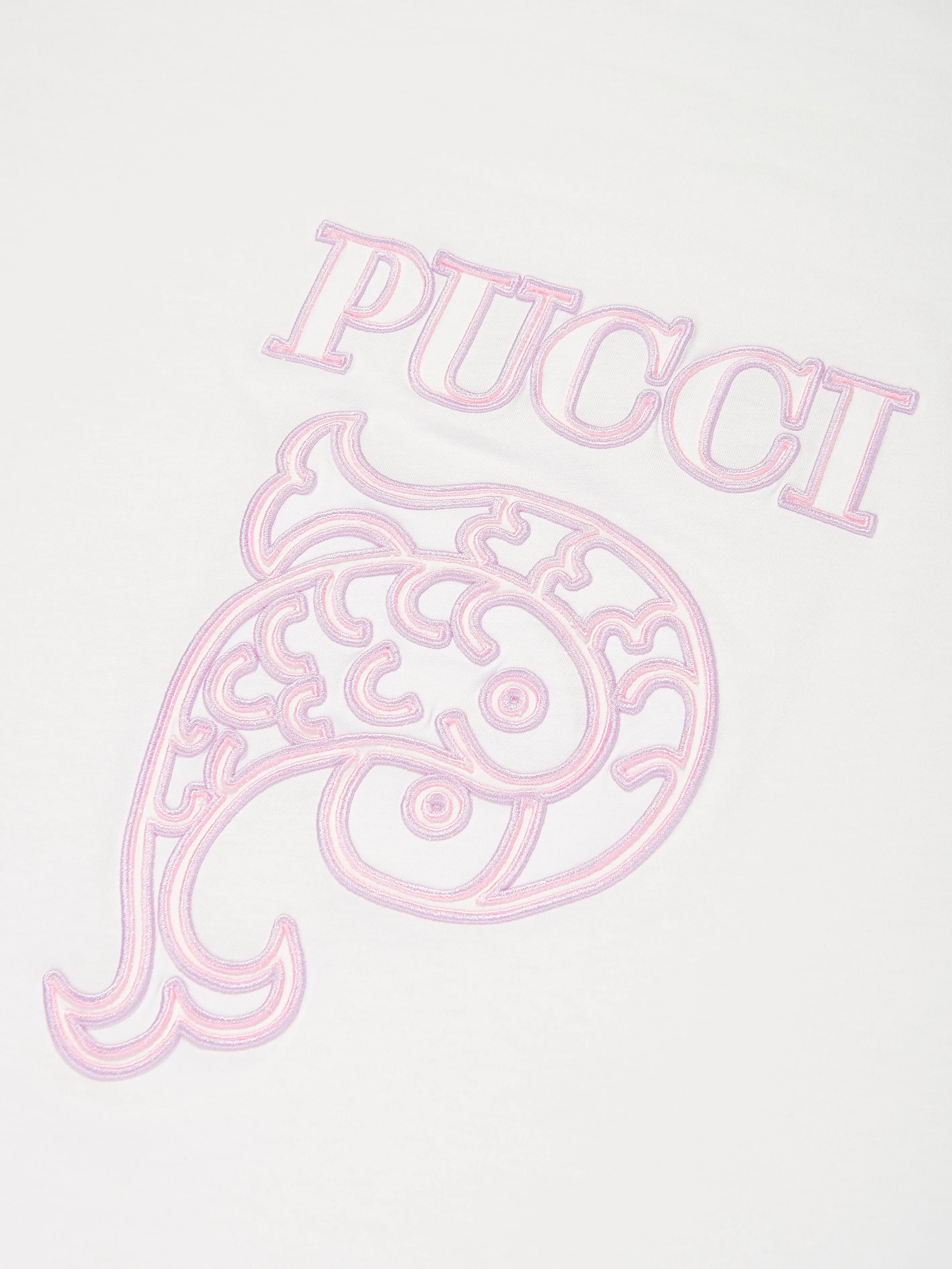 PUCCI Baby Girls Logo Blanket in Ivory (88cm)