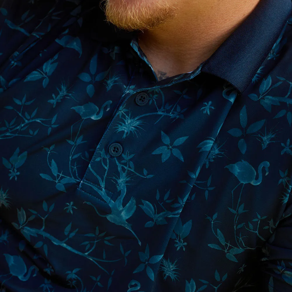 Puma MATTR Lagoon Polo Shirt - Navy Blazer/Evening Sky