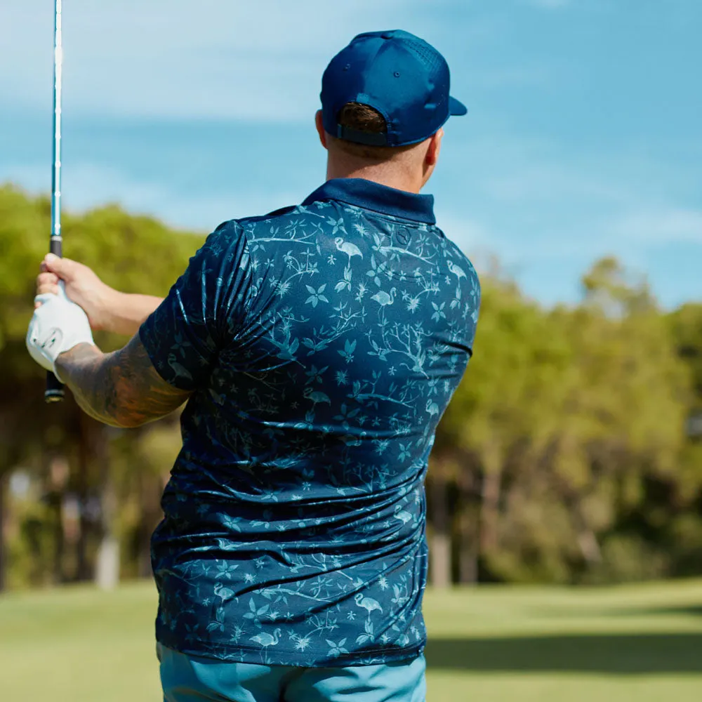 Puma MATTR Lagoon Polo Shirt - Navy Blazer/Evening Sky