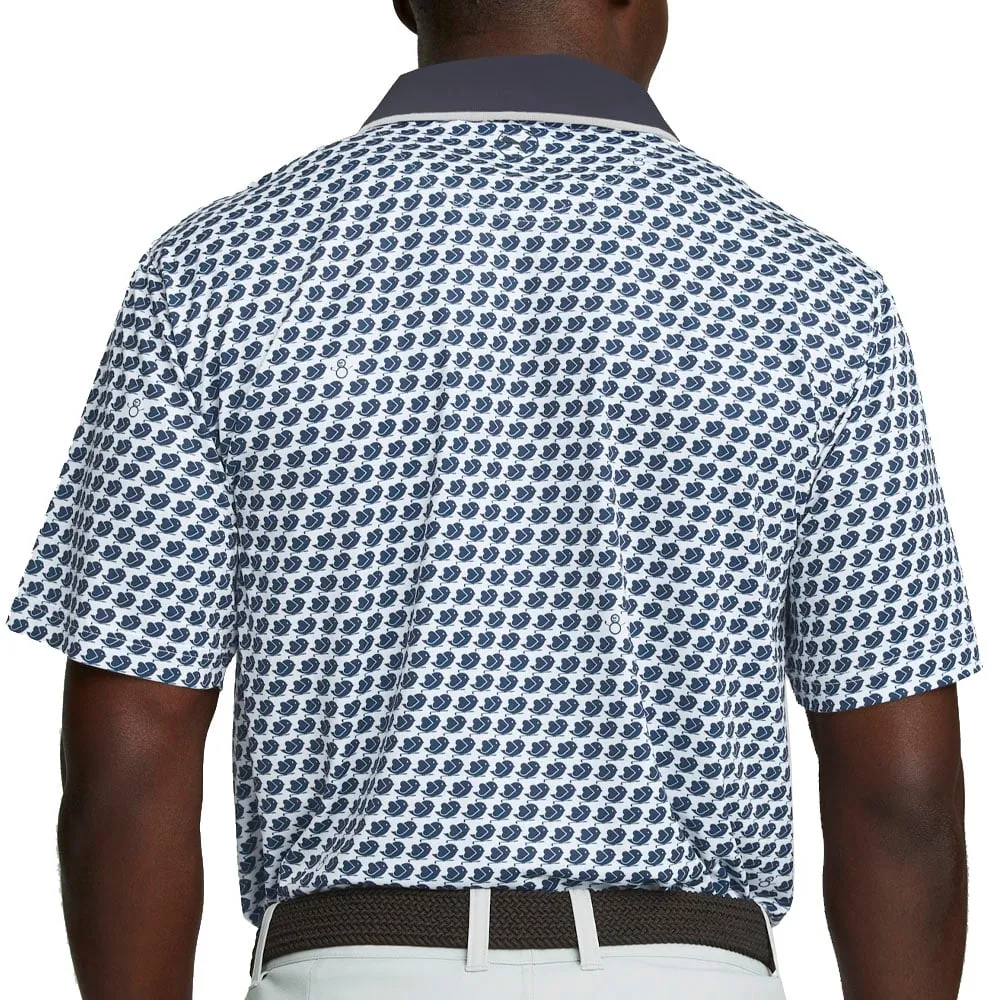 Puma MATTR Love/H8 Polo Shirt - Bright White/Navy Blazer
