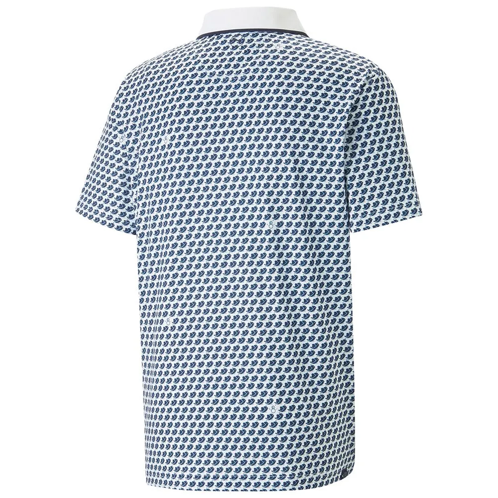Puma MATTR Love/H8 Polo Shirt - Bright White/Navy Blazer