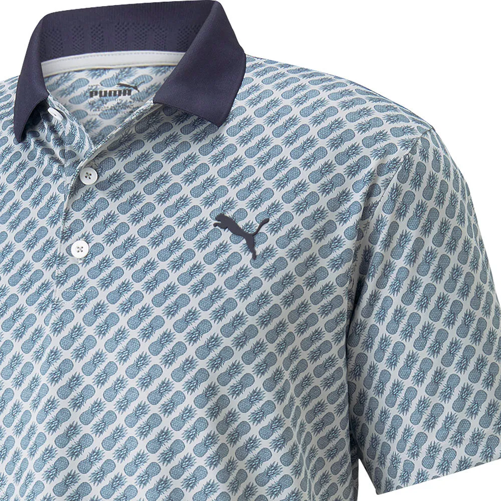 Puma MATTR Pineapple Polo Shirt - Navy/Black