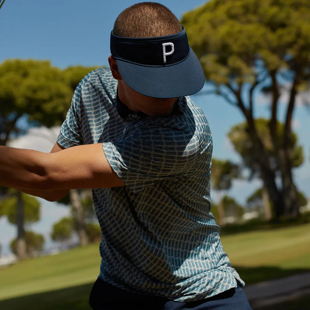 Puma MATTR Pineapple Polo Shirt - Navy/Black