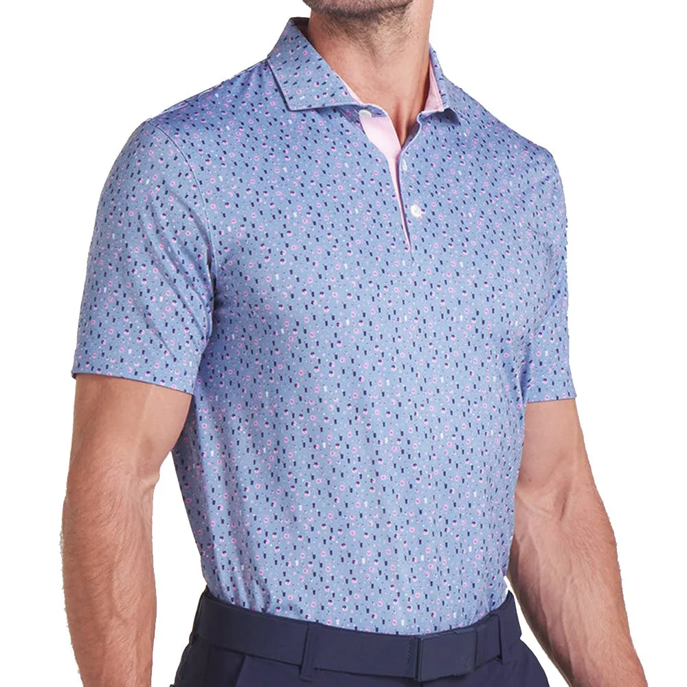 Puma X AP Tea Time Polo Shirt - Zen Blue/Pale Pink