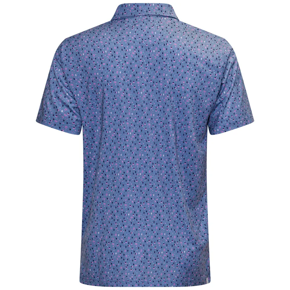 Puma X AP Tea Time Polo Shirt - Zen Blue/Pale Pink