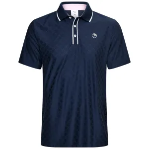 Puma X AP Tipped Jacquard Polo Shirt - Deep Navy