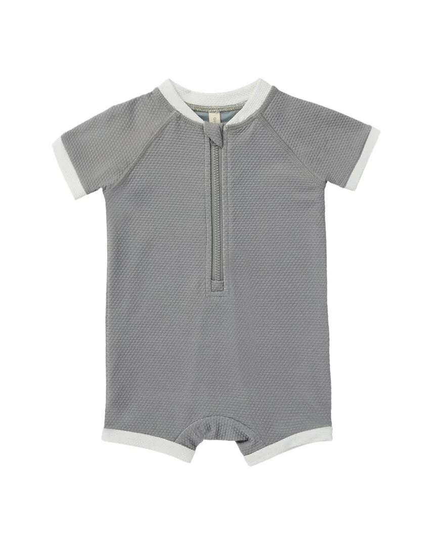 Quincy Mae Zip Rashguard One-Piece