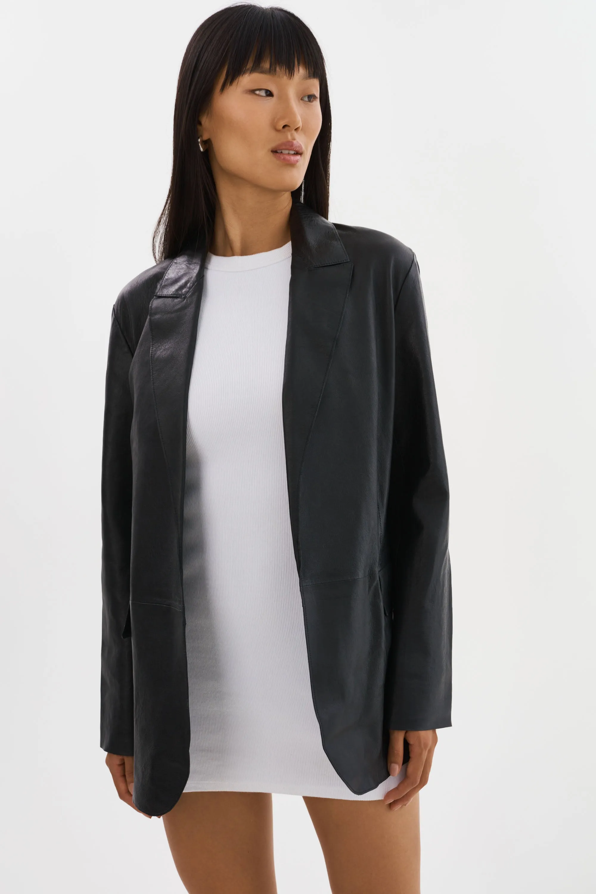 QUIRINA | Leather Blazer