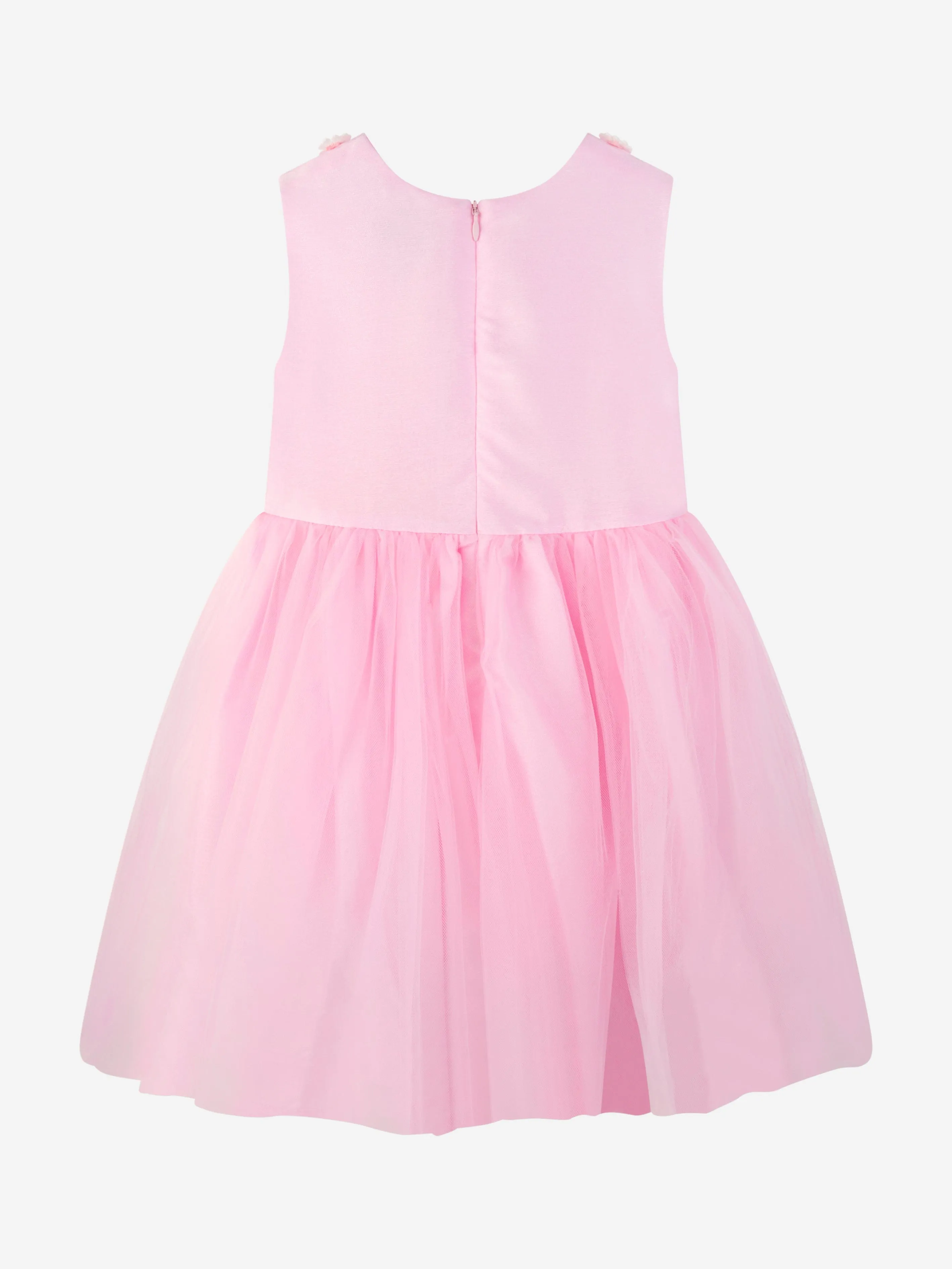 Rachel Riley Girls Daisy Tulle Dress in Pink