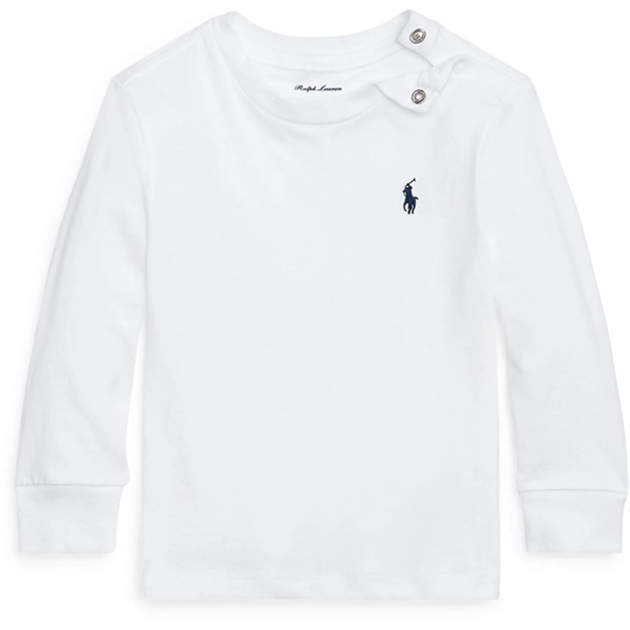 Ralph Lauren Baby Knit Blouse W. Button White
