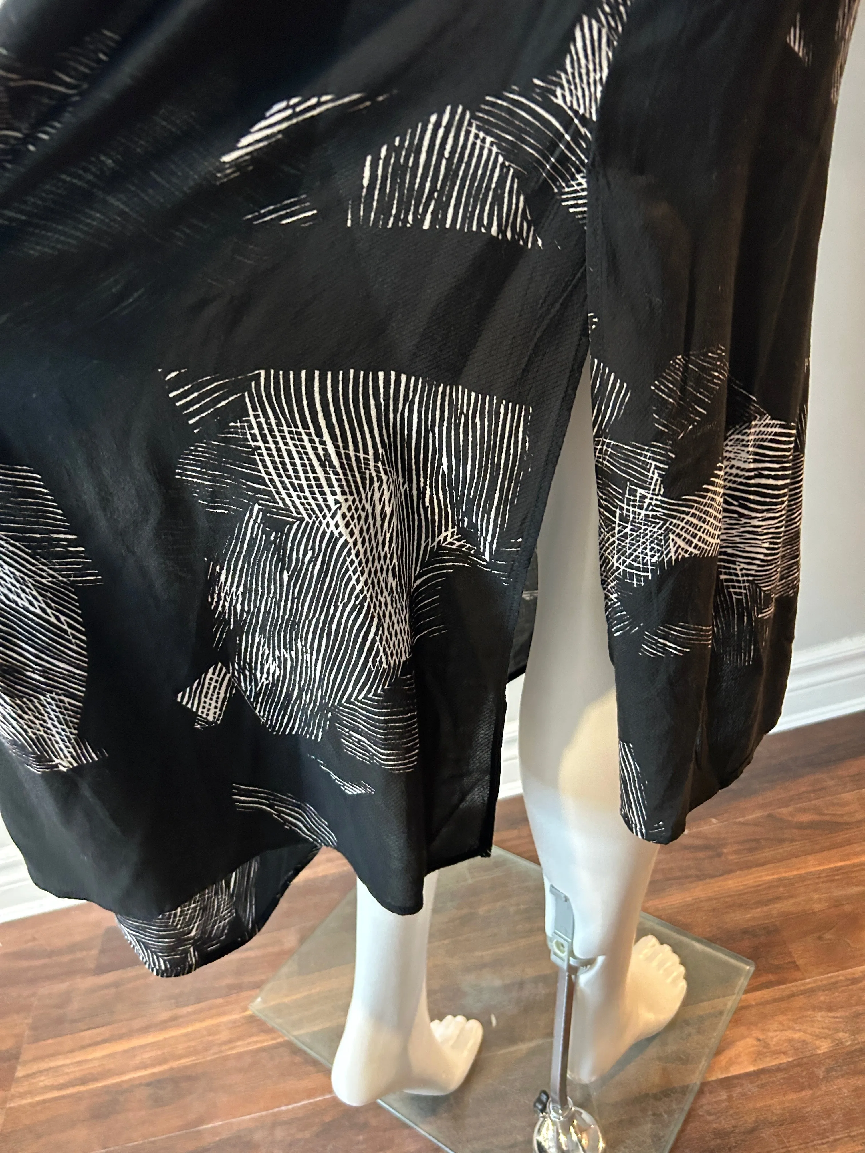 Raquel Allegra Graphic Print Dress Size XL