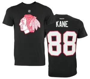 Reebok NHL Chicago Blackhawks Patrick Kane #88 Tri-Blend Matrix T-Shirt, Color Options