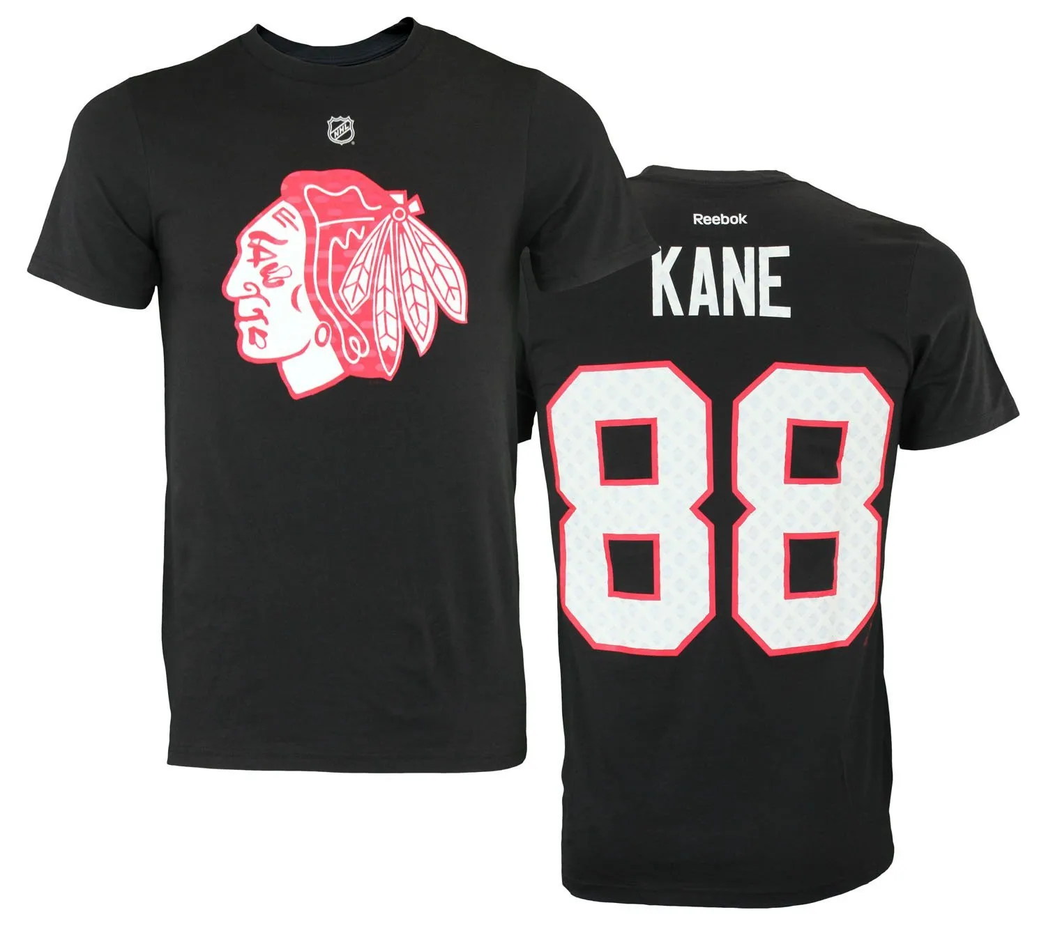 Reebok NHL Chicago Blackhawks Patrick Kane #88 Tri-Blend Matrix T-Shirt, Color Options