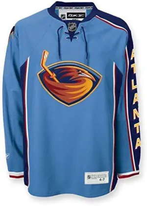 Reebok NHL Kids (5-6) Atlanta Thrashers Team Color Hockey Jersey, Blue