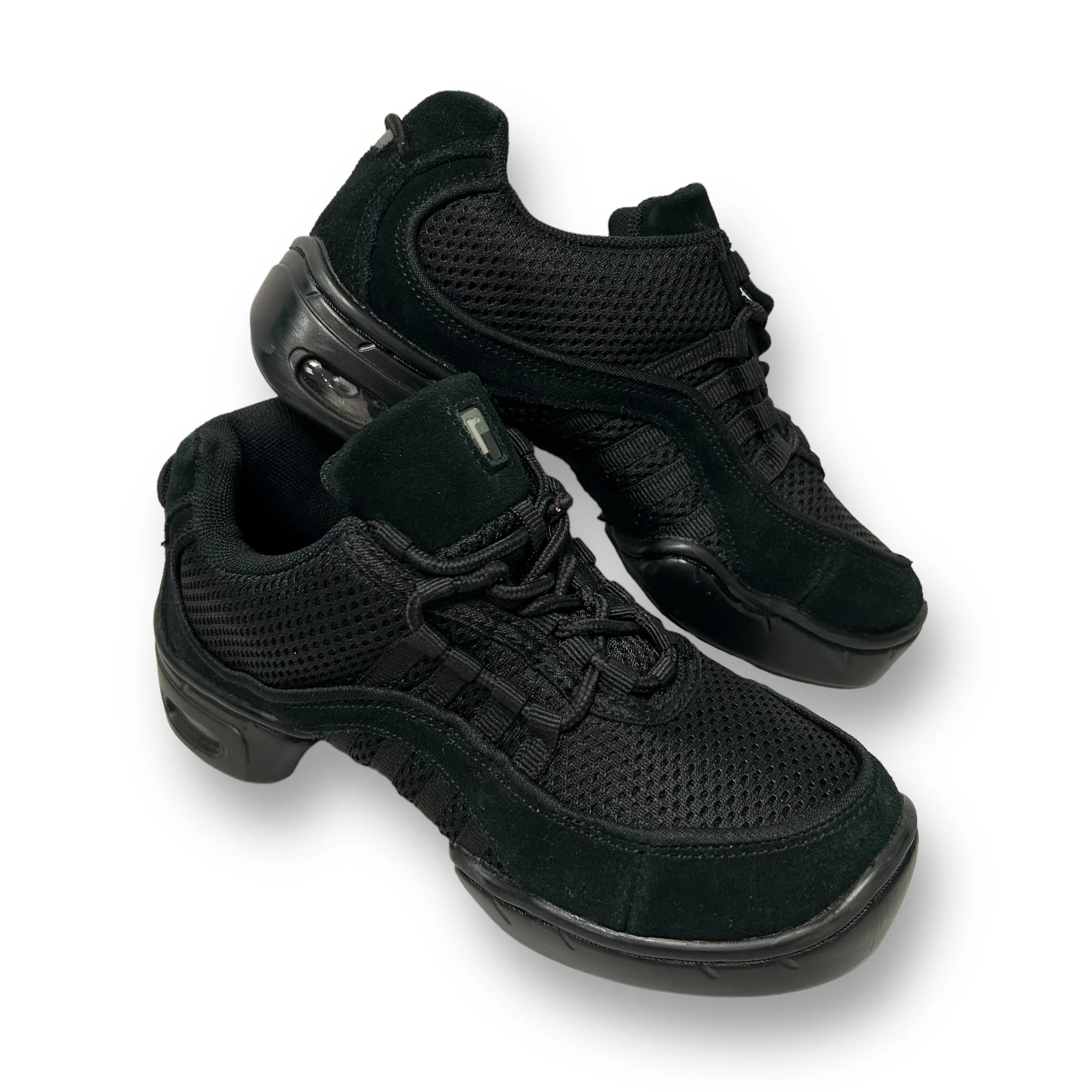 Revolution Youth Girl Size 5.5 Black Split Sole Dance Sneaker