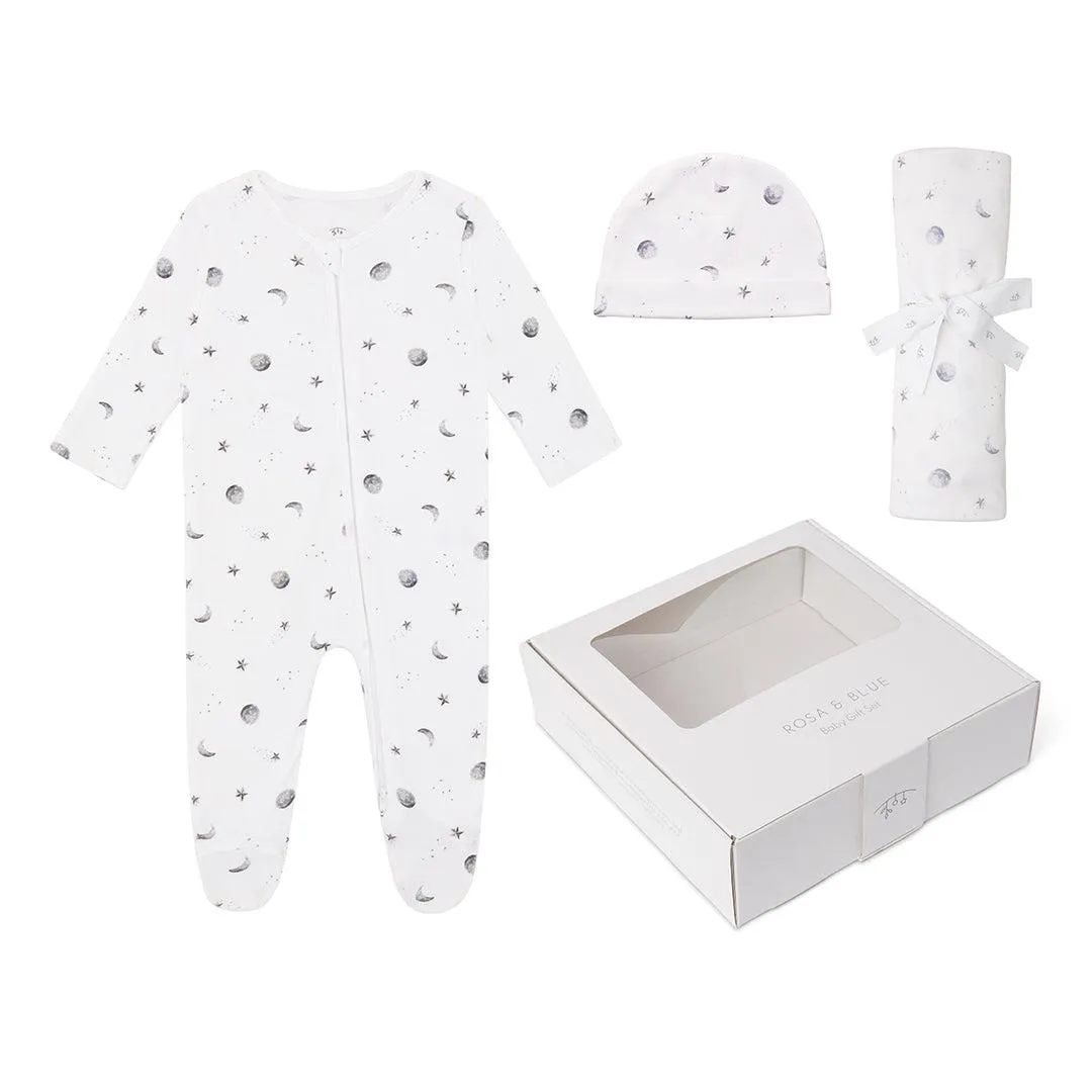 Rosa & Blue Baby Gift Set - Starlit Moon