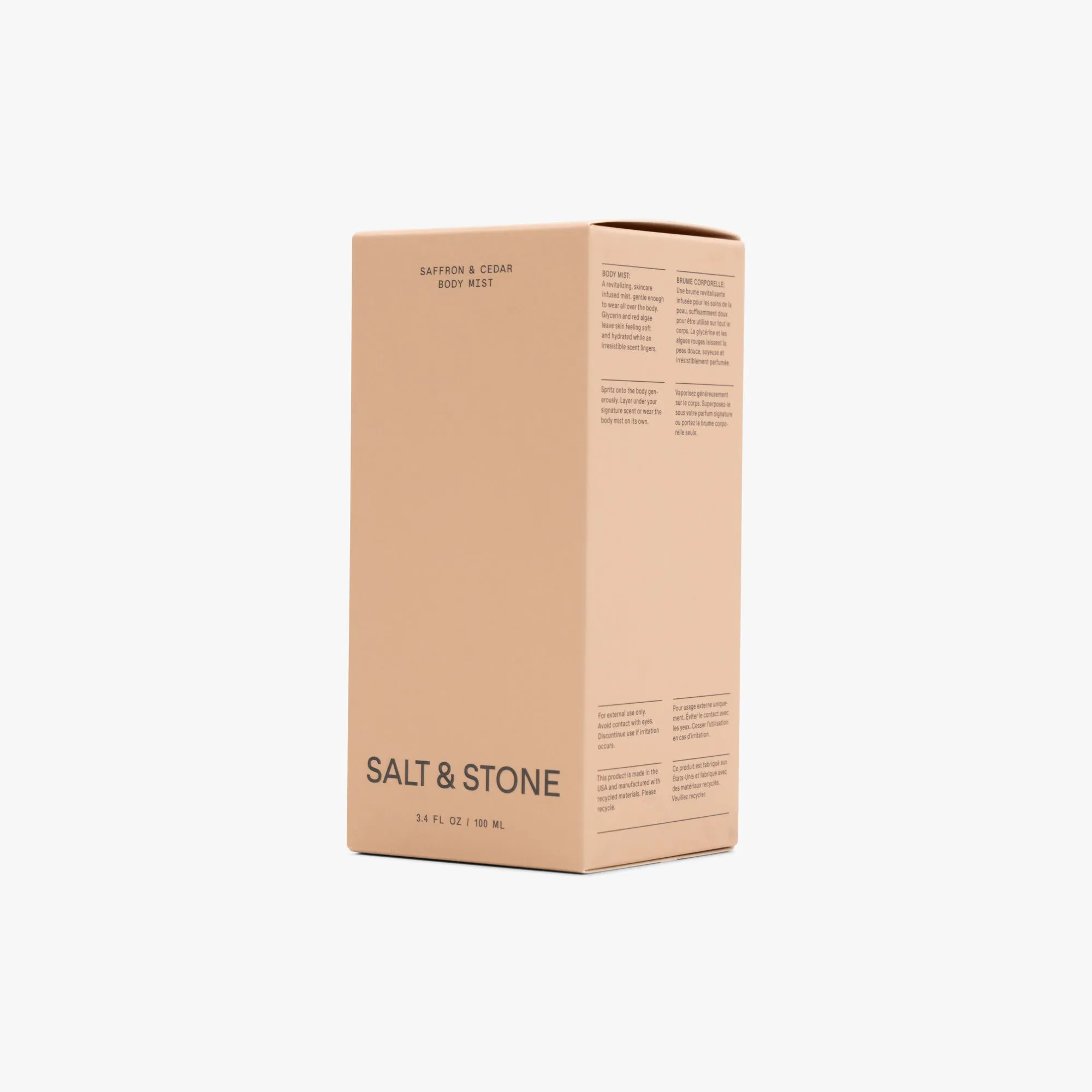 Salt & Stone Body Mist / Saffron & Cedar