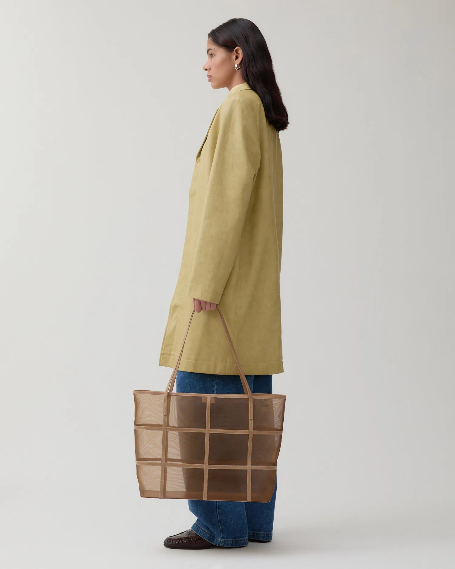 Samantha Jacket Faux Leather Beige