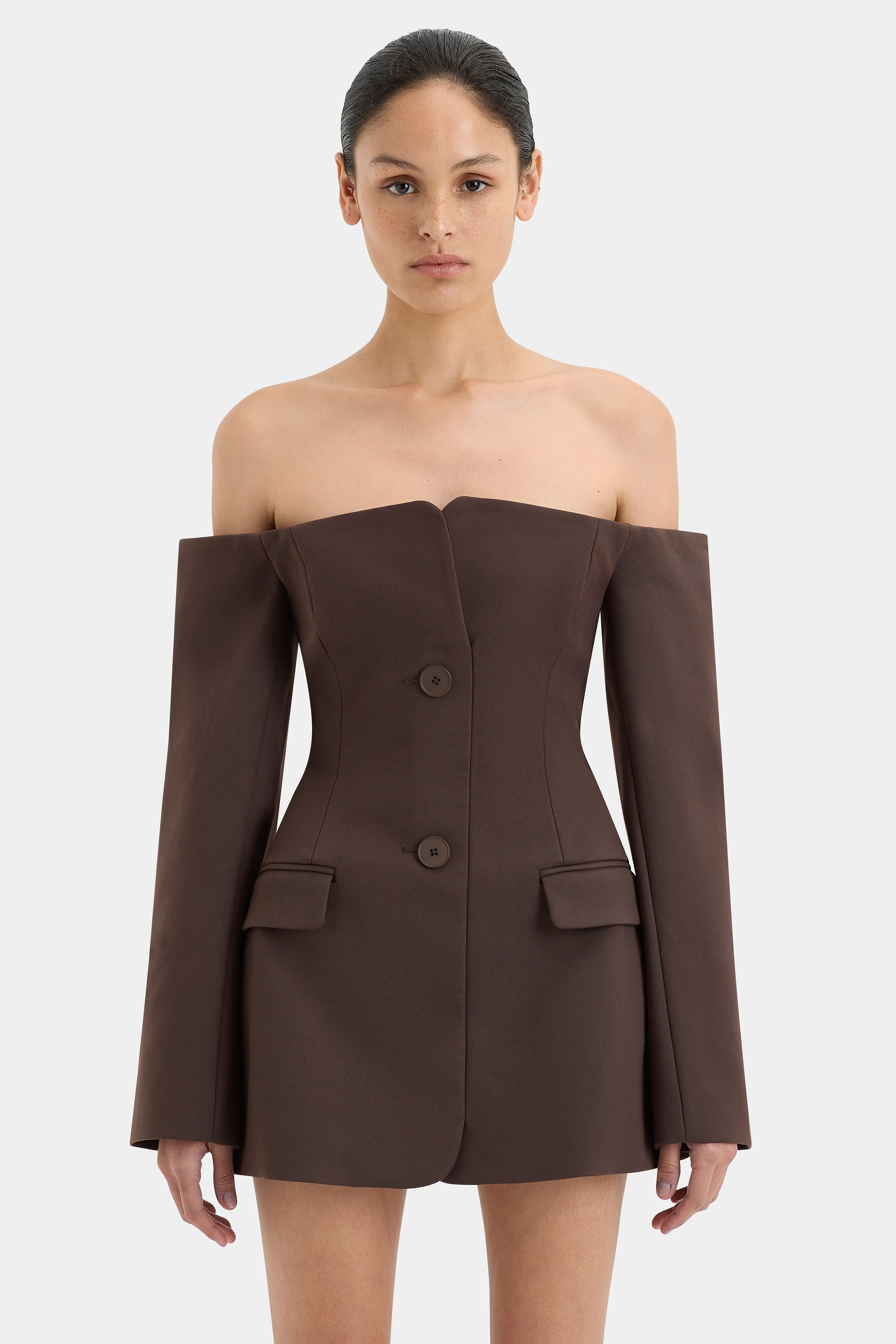Sandrine Tailored Mini Dress SIR