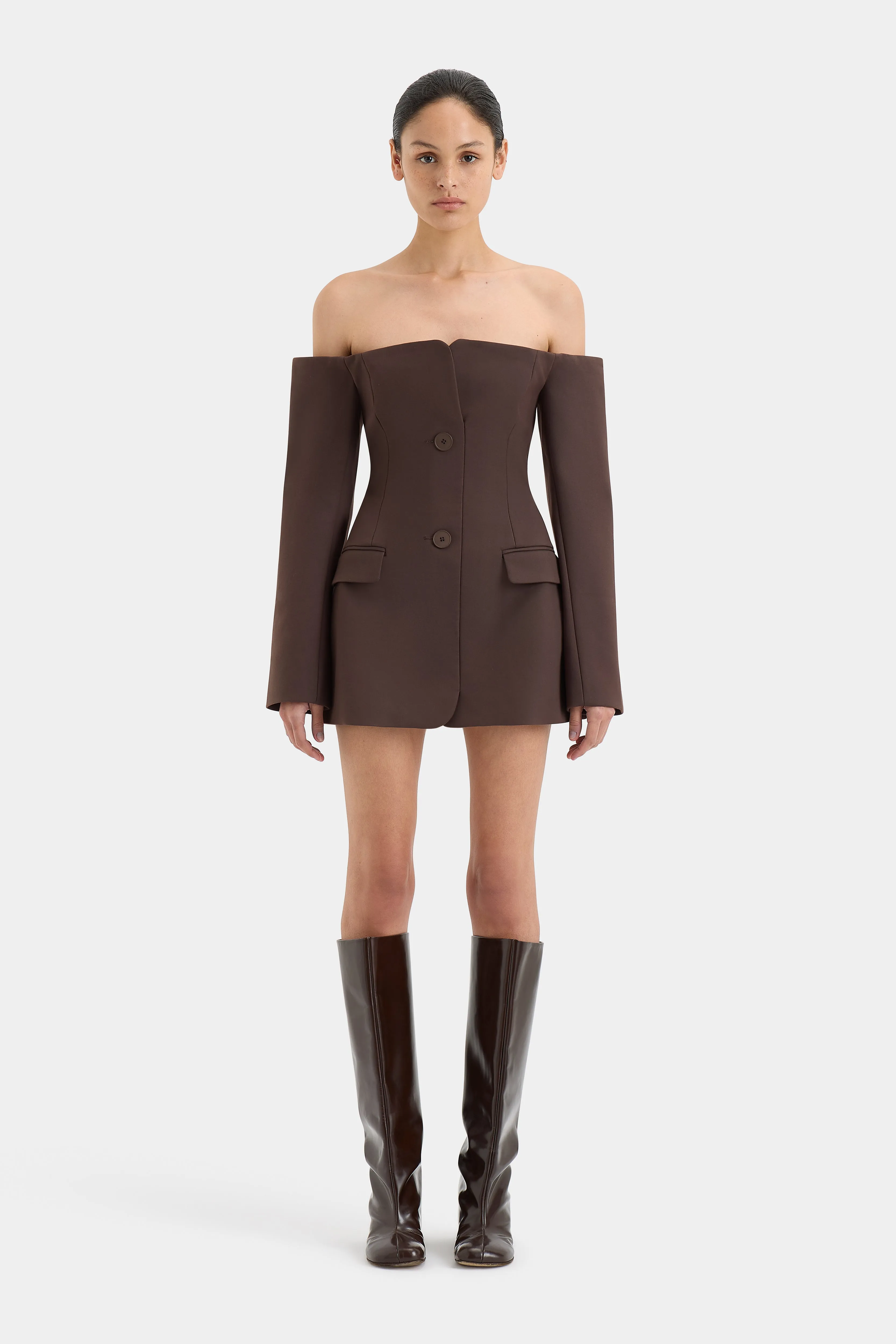 Sandrine Tailored Mini Dress SIR