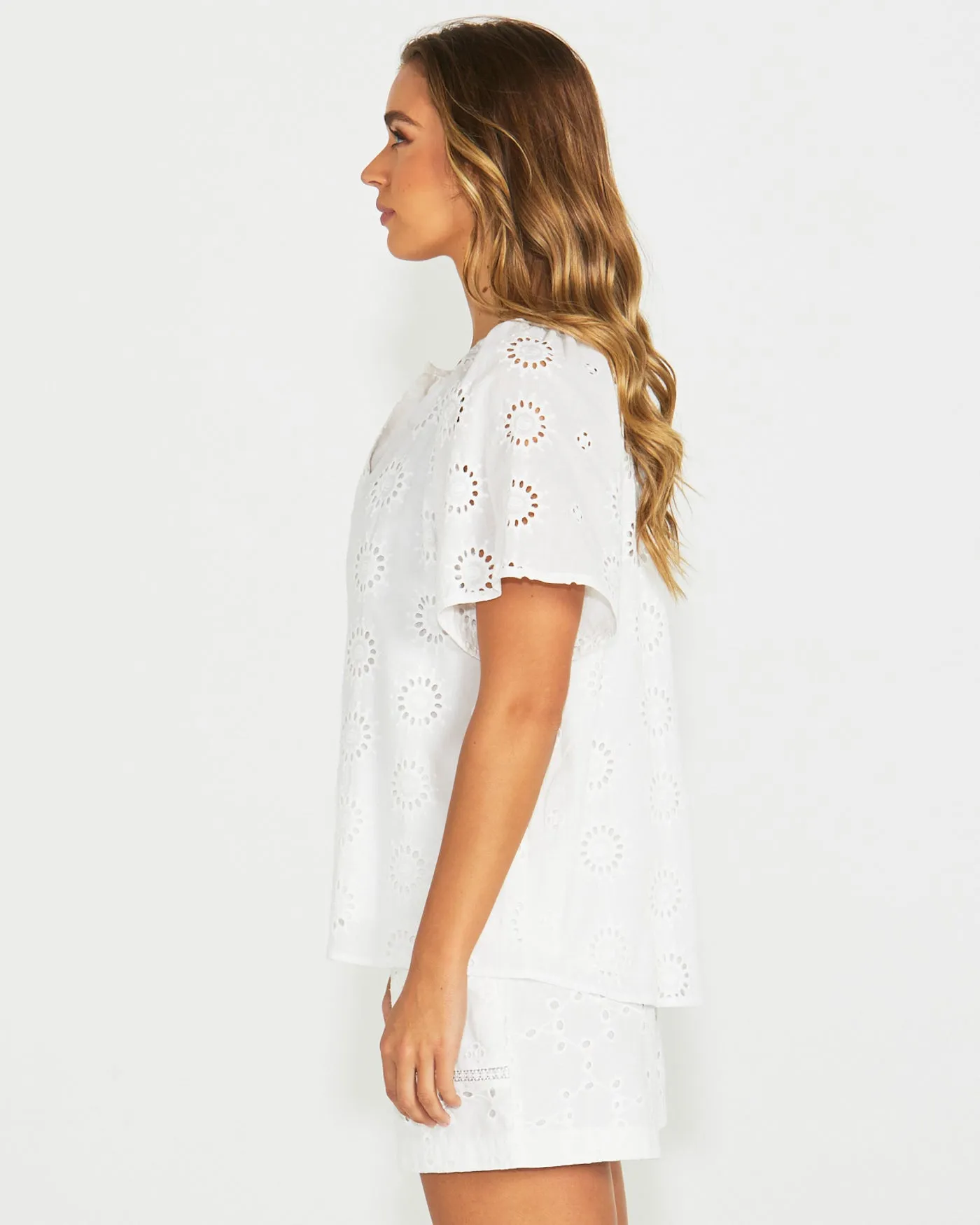 Sass Kirby Top Ivory