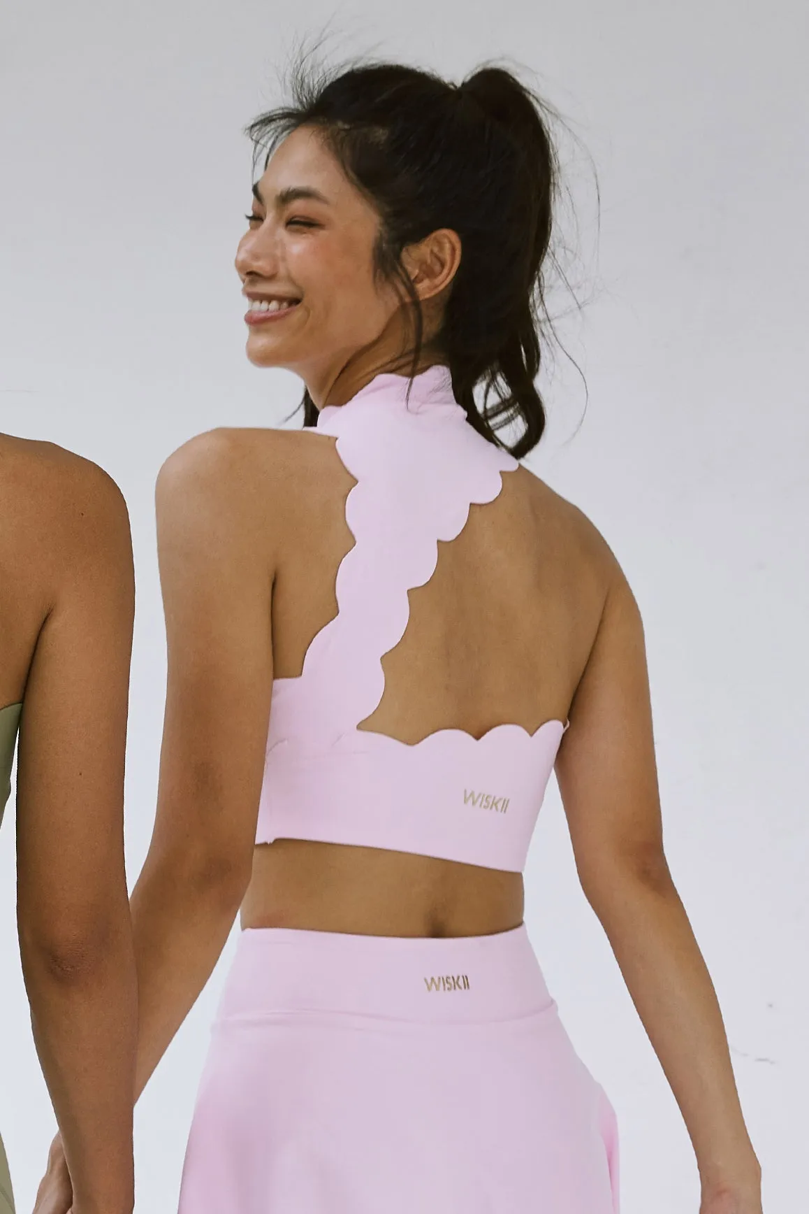 Scallop Back Mock Neck Bra WISKII