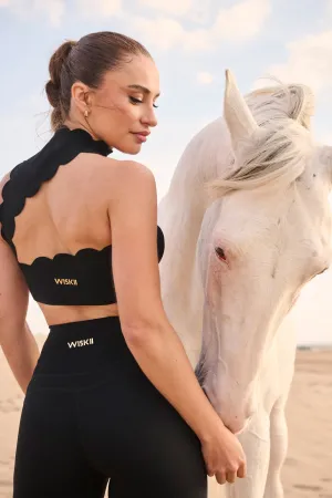Scallop Back Mock Neck Bra WISKII