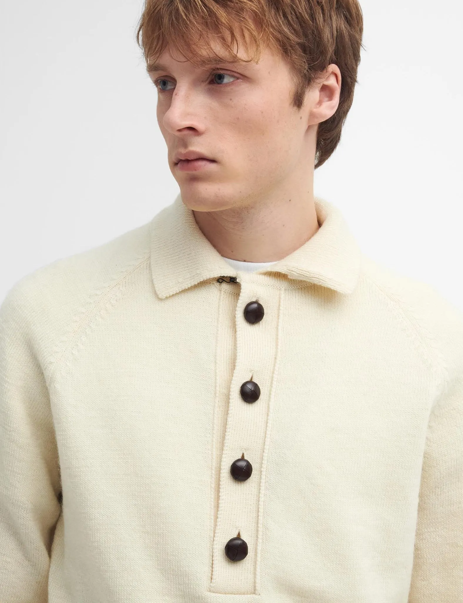 Selling Fast Barbour x TO KI TO Midden Knit - Chalk  Almost Sold Out!