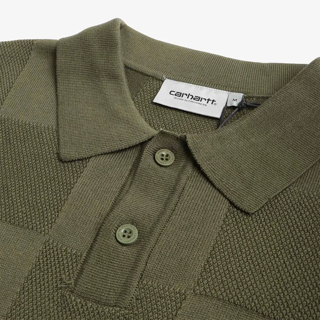 Selling Fast Carhartt WIP Checker Polo Shirt  Limited Availability!