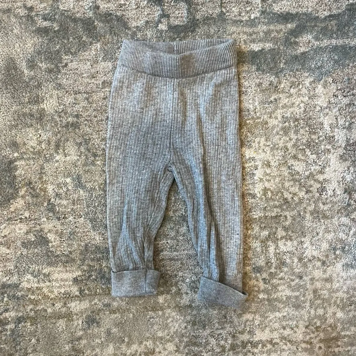 Selling Fast Janie and Jack Ribbed Gray Sweater Pants 3-6 Months  Ends Soon!