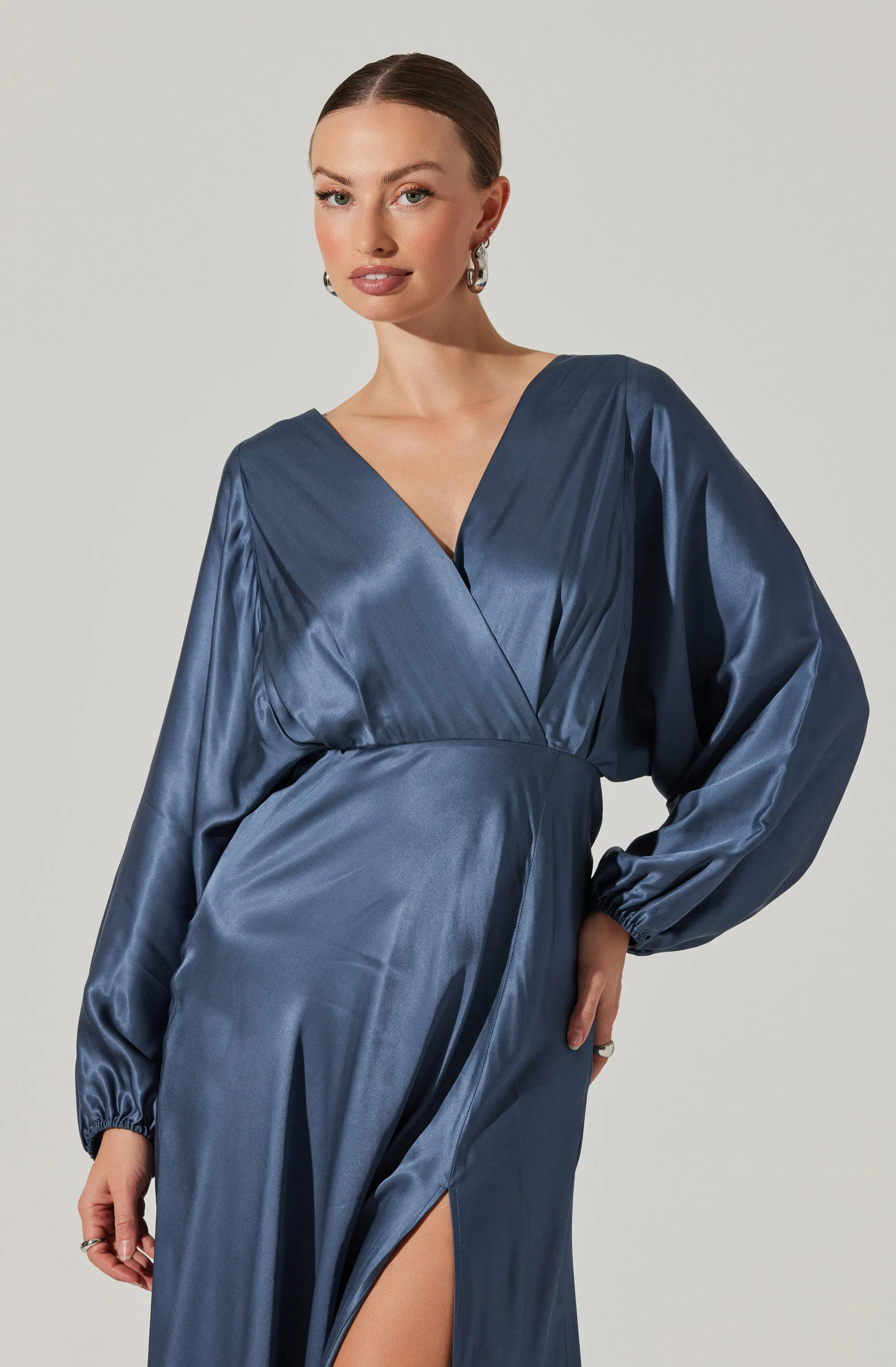 Selling Fast Kimiko V-Neck Midi Dress  Stylish & Comfortable