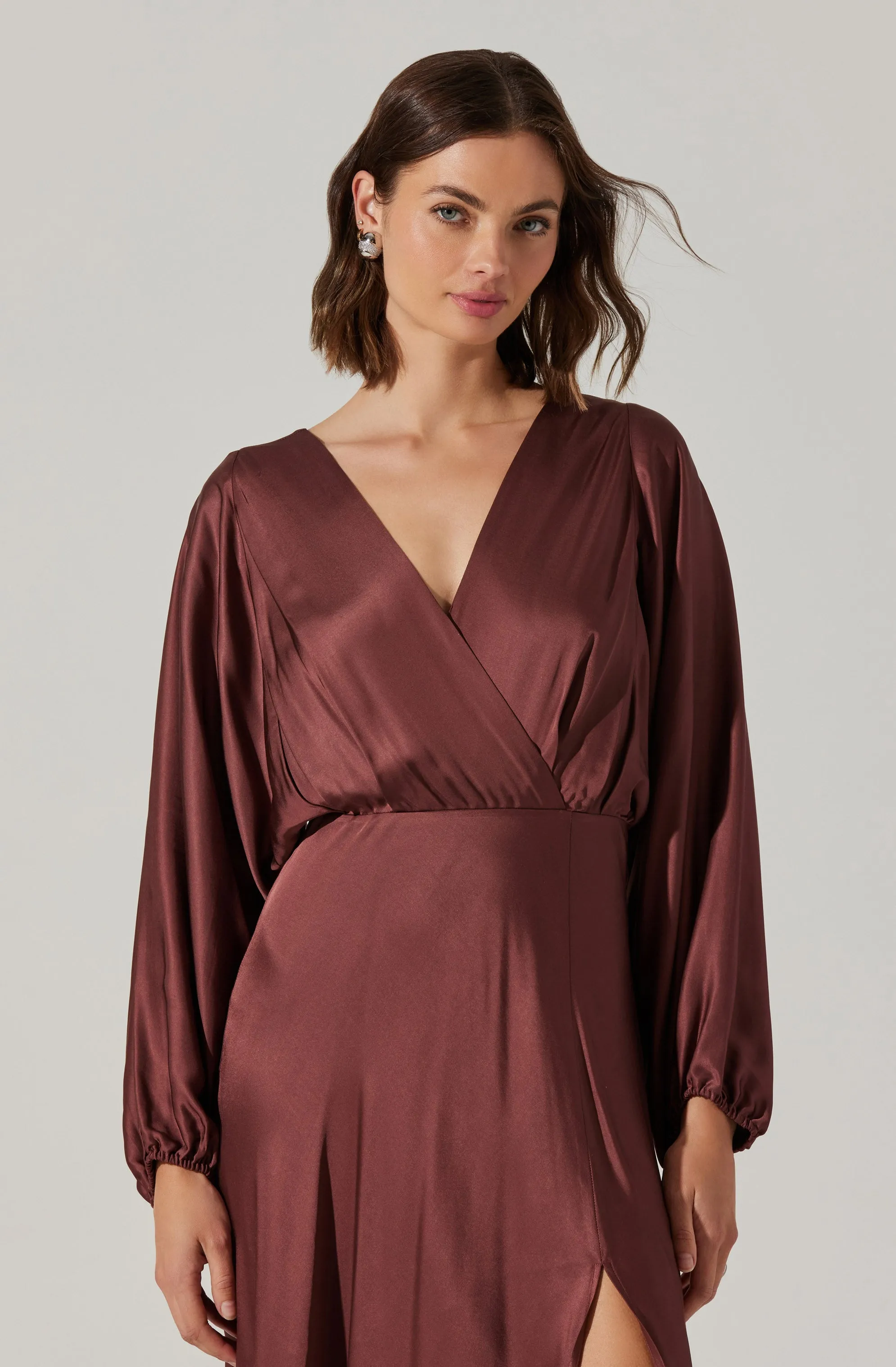 Selling Fast Kimiko V-Neck Midi Dress  Stylish & Comfortable