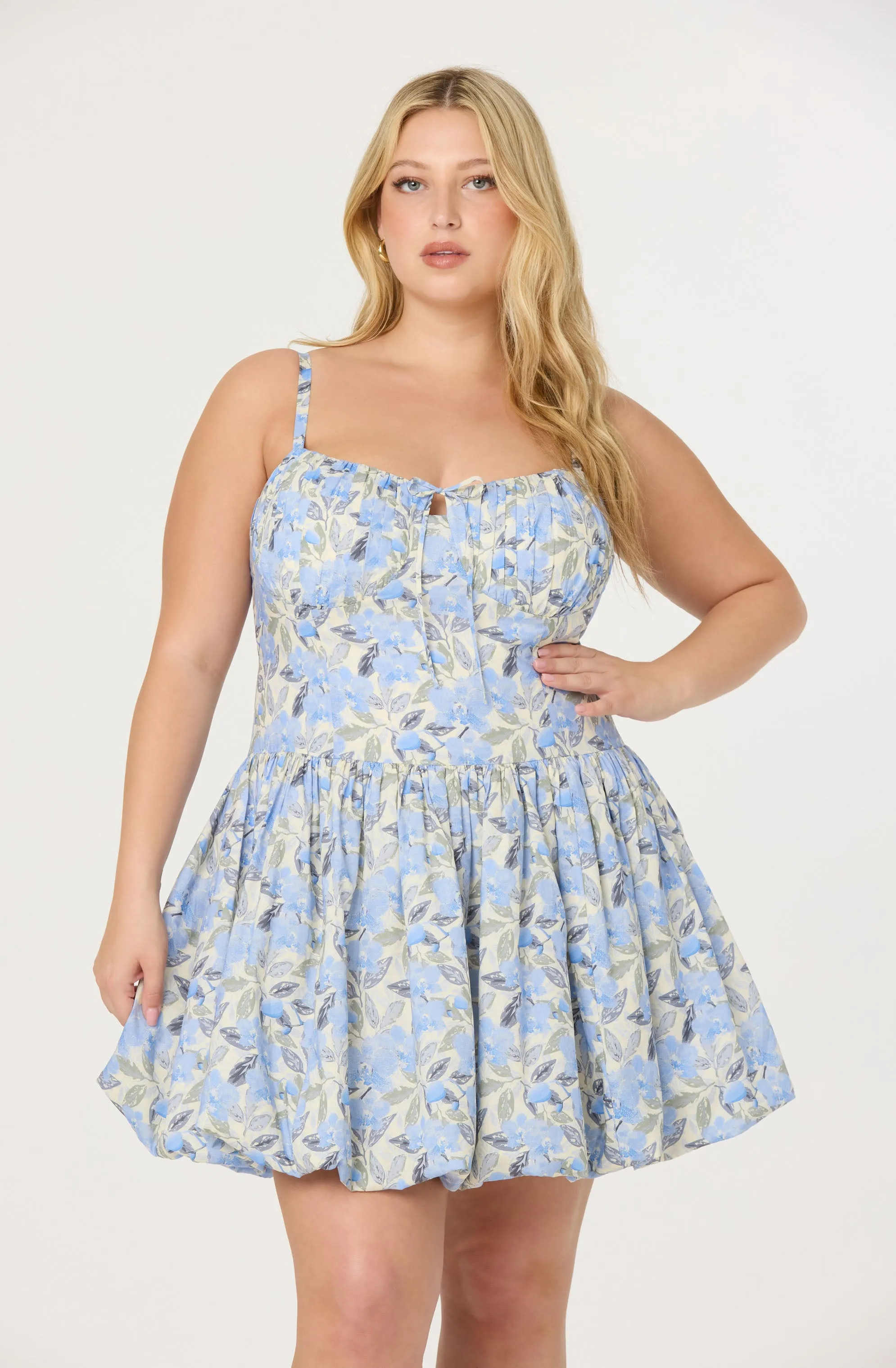 Selling Fast Larissa Floral Bubble Mini Dress  Ends Soon!