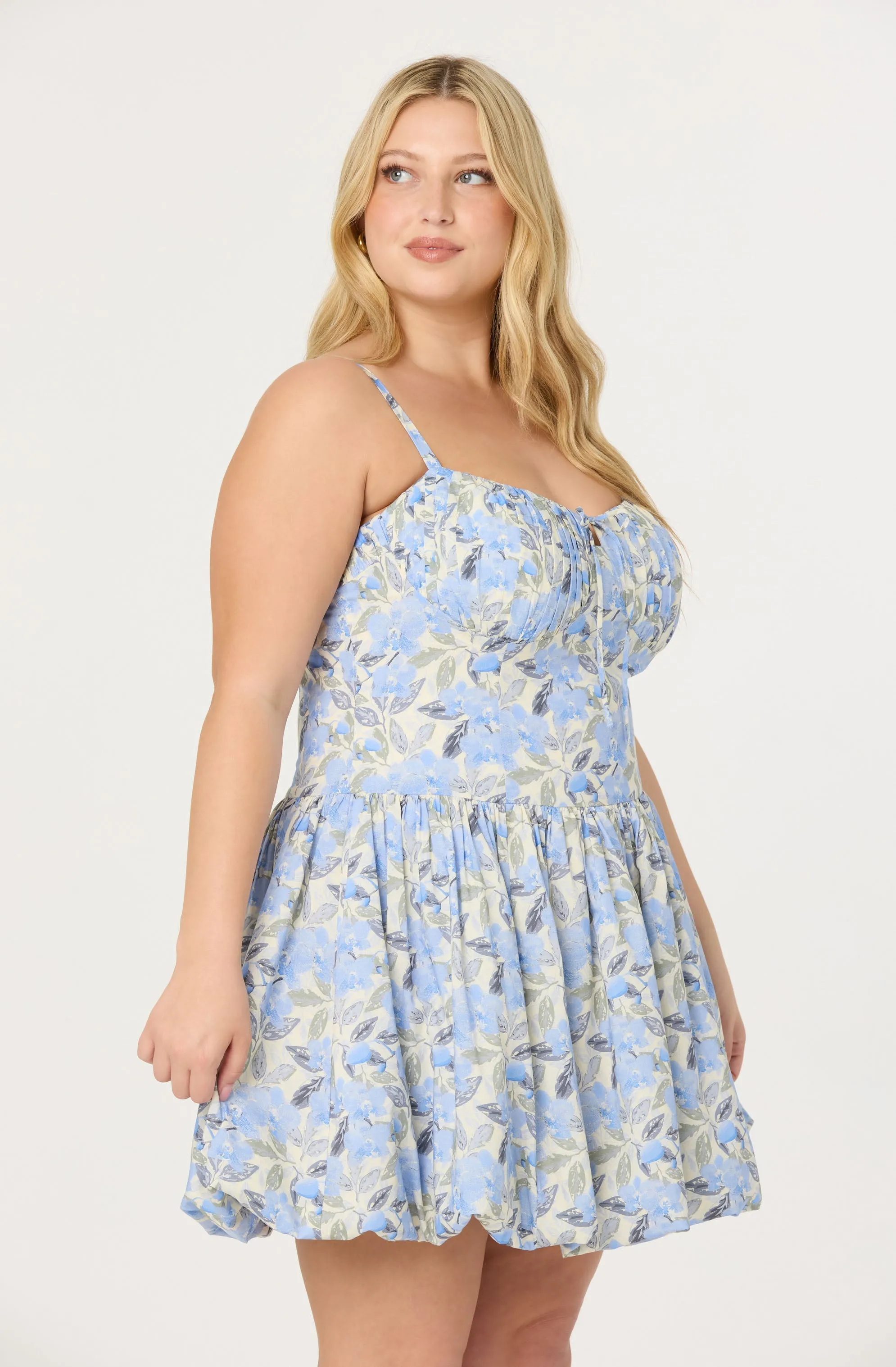 Selling Fast Larissa Floral Bubble Mini Dress  Ends Soon!