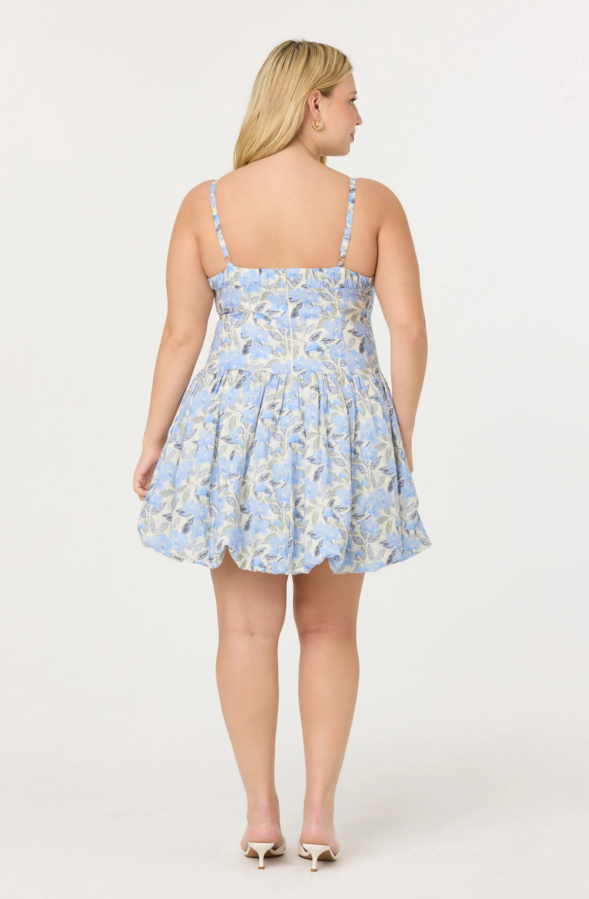 Selling Fast Larissa Floral Bubble Mini Dress  Ends Soon!