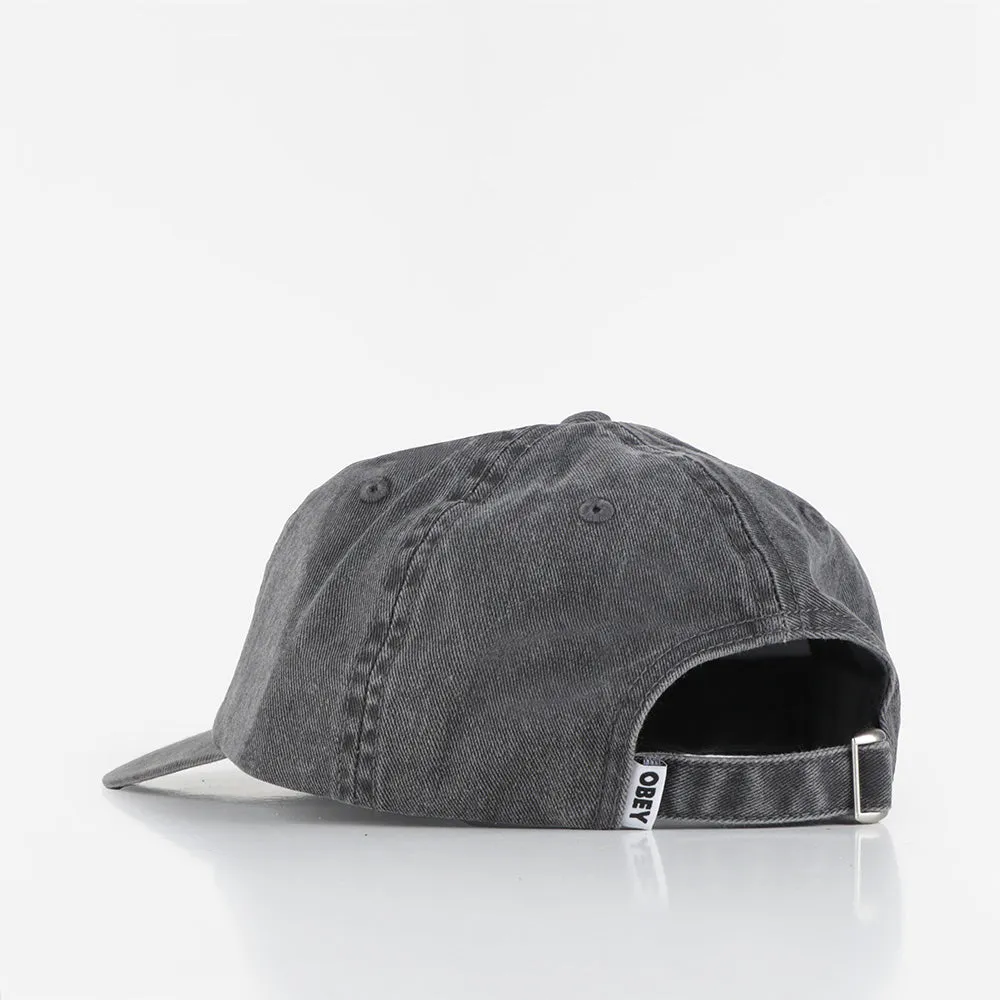 Selling Fast OBEY Pigment Lowercase 6 Panel Strapback Cap  Almost Gone!