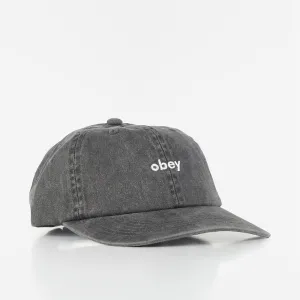 Selling Fast OBEY Pigment Lowercase 6 Panel Strapback Cap  Almost Gone!