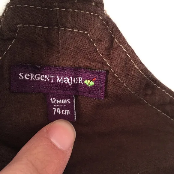 Selling Fast Sergent Major Baby Boy Tan Overalls 74 cm  Stylish & Comfortable