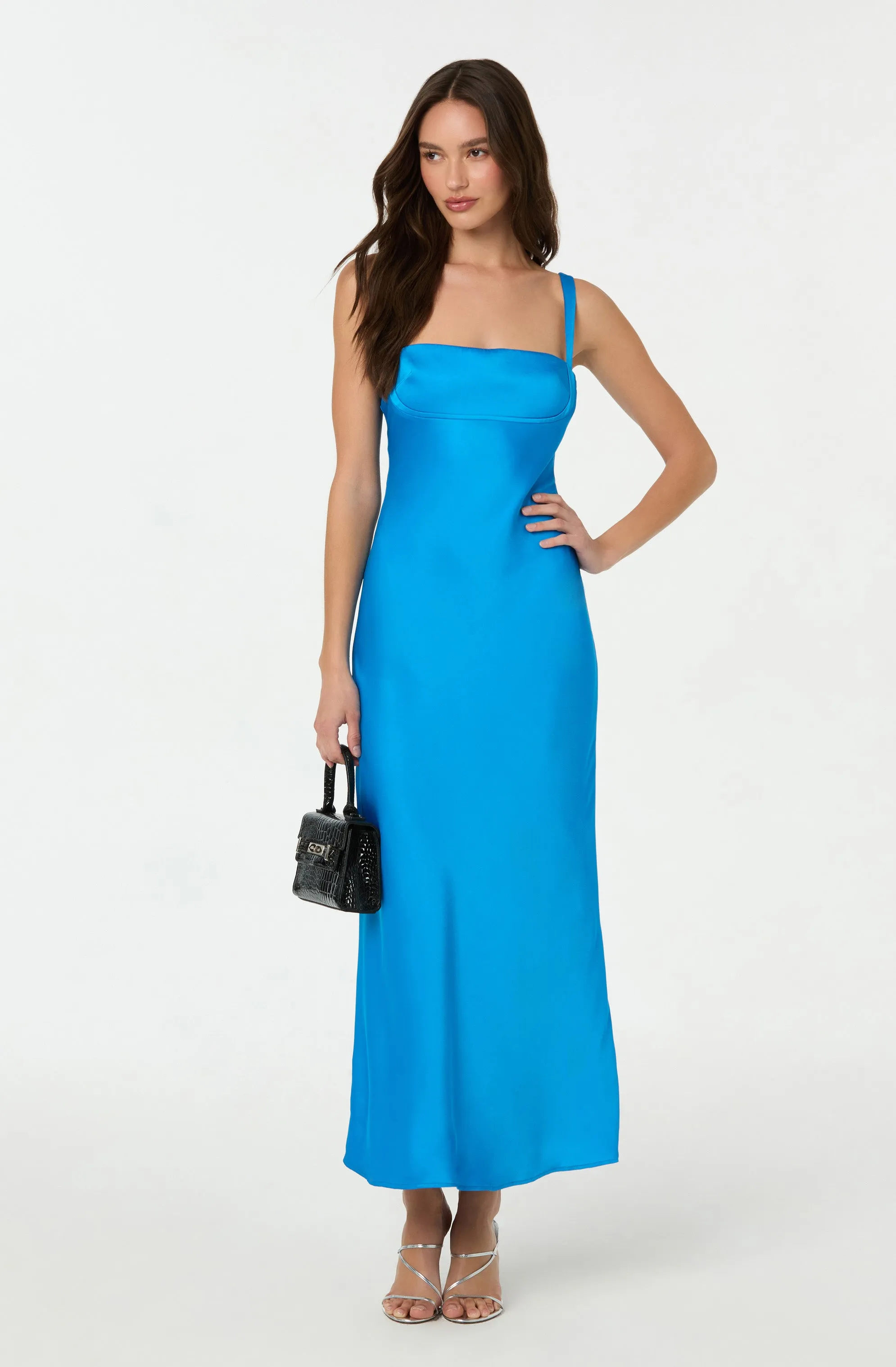 Selling Fast Stacie Satin Maxi Dress  Limited Availability!