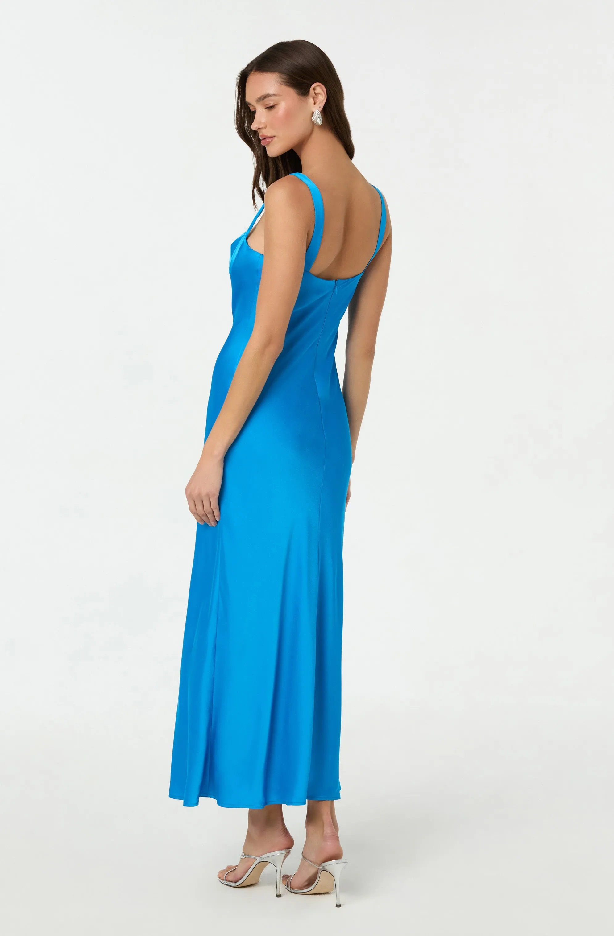 Selling Fast Stacie Satin Maxi Dress  Limited Availability!