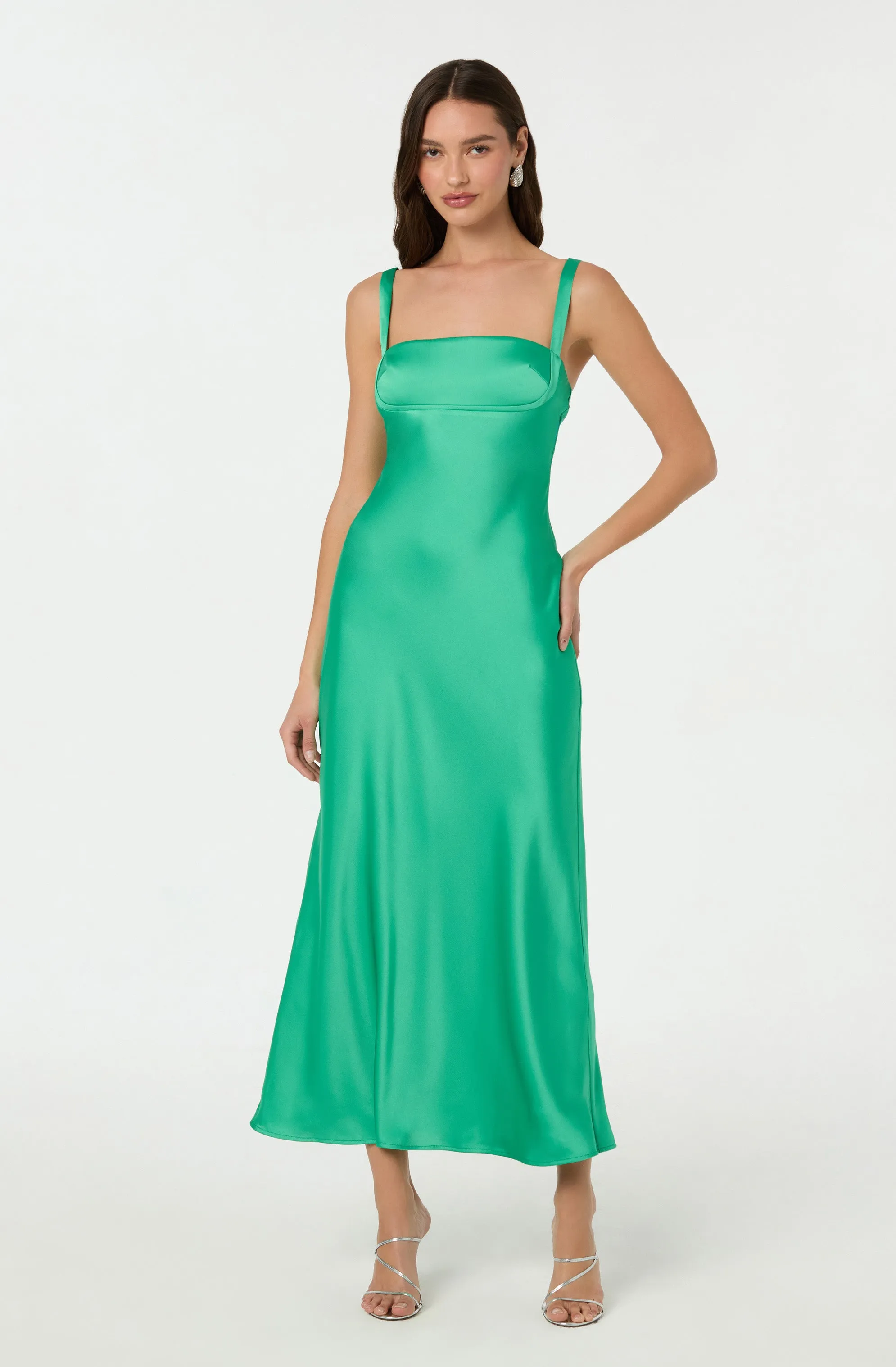 Selling Fast Stacie Satin Maxi Dress  Limited Availability!
