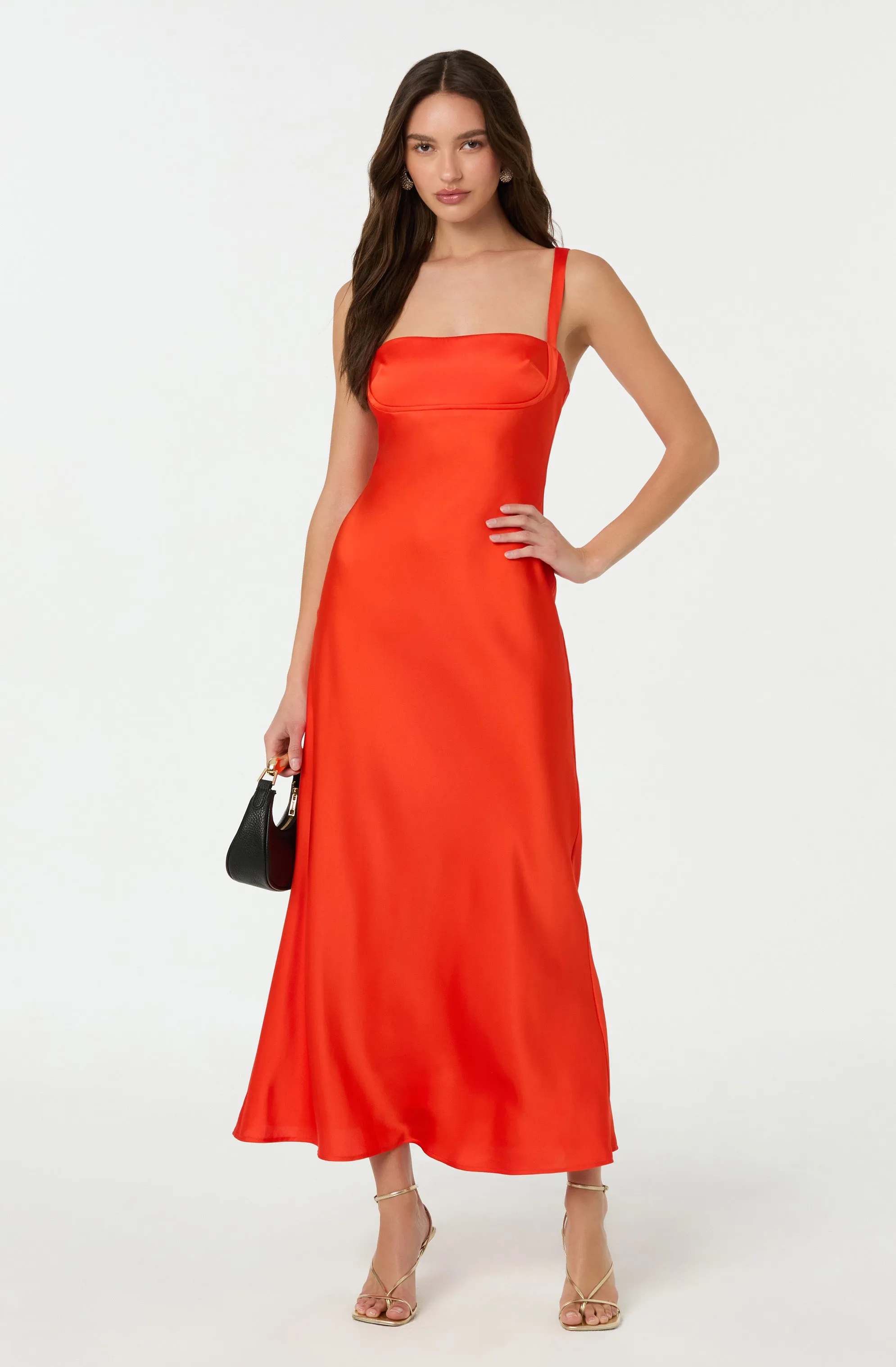 Selling Fast Stacie Satin Maxi Dress  Limited Availability!