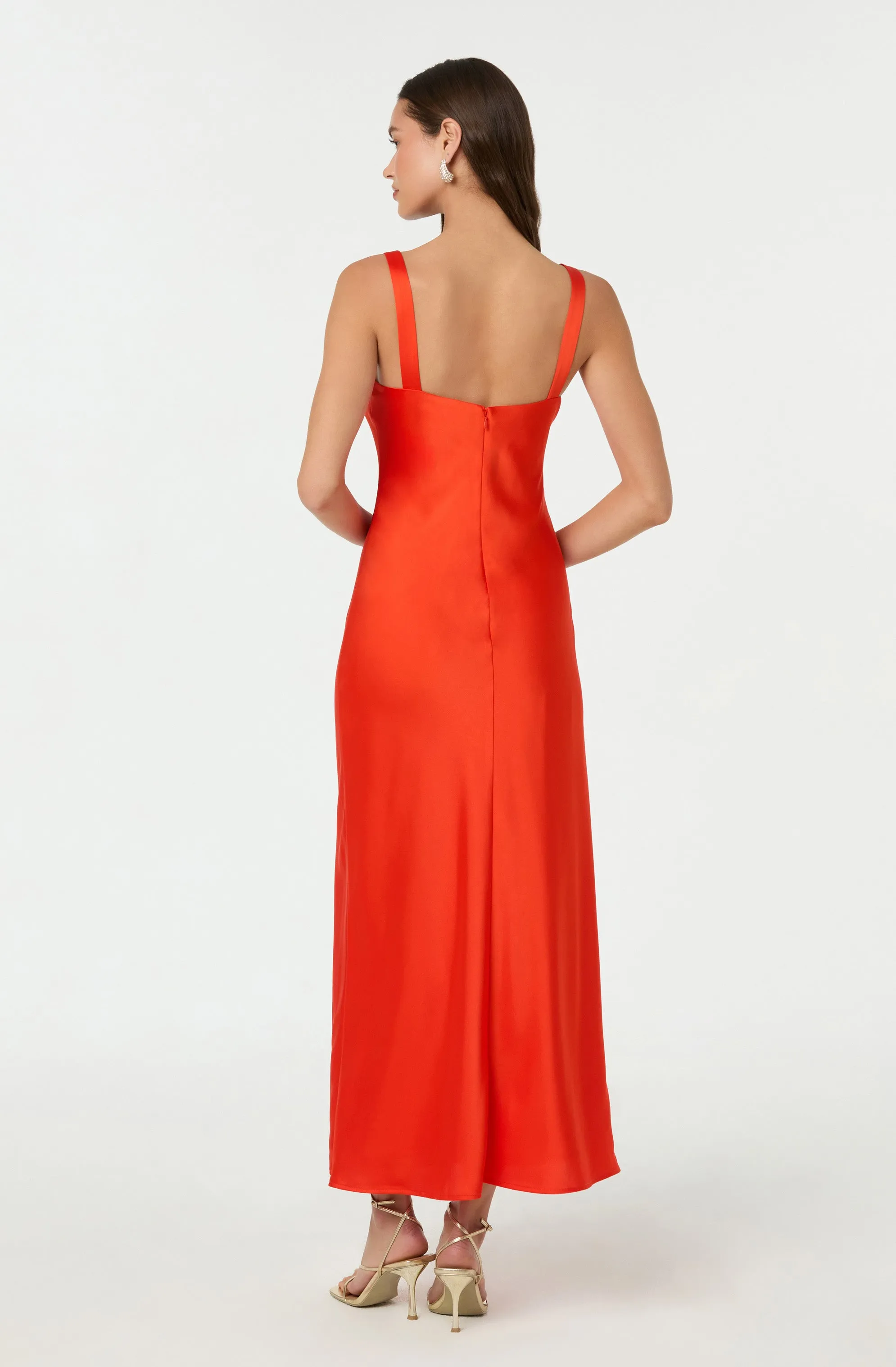 Selling Fast Stacie Satin Maxi Dress  Limited Availability!
