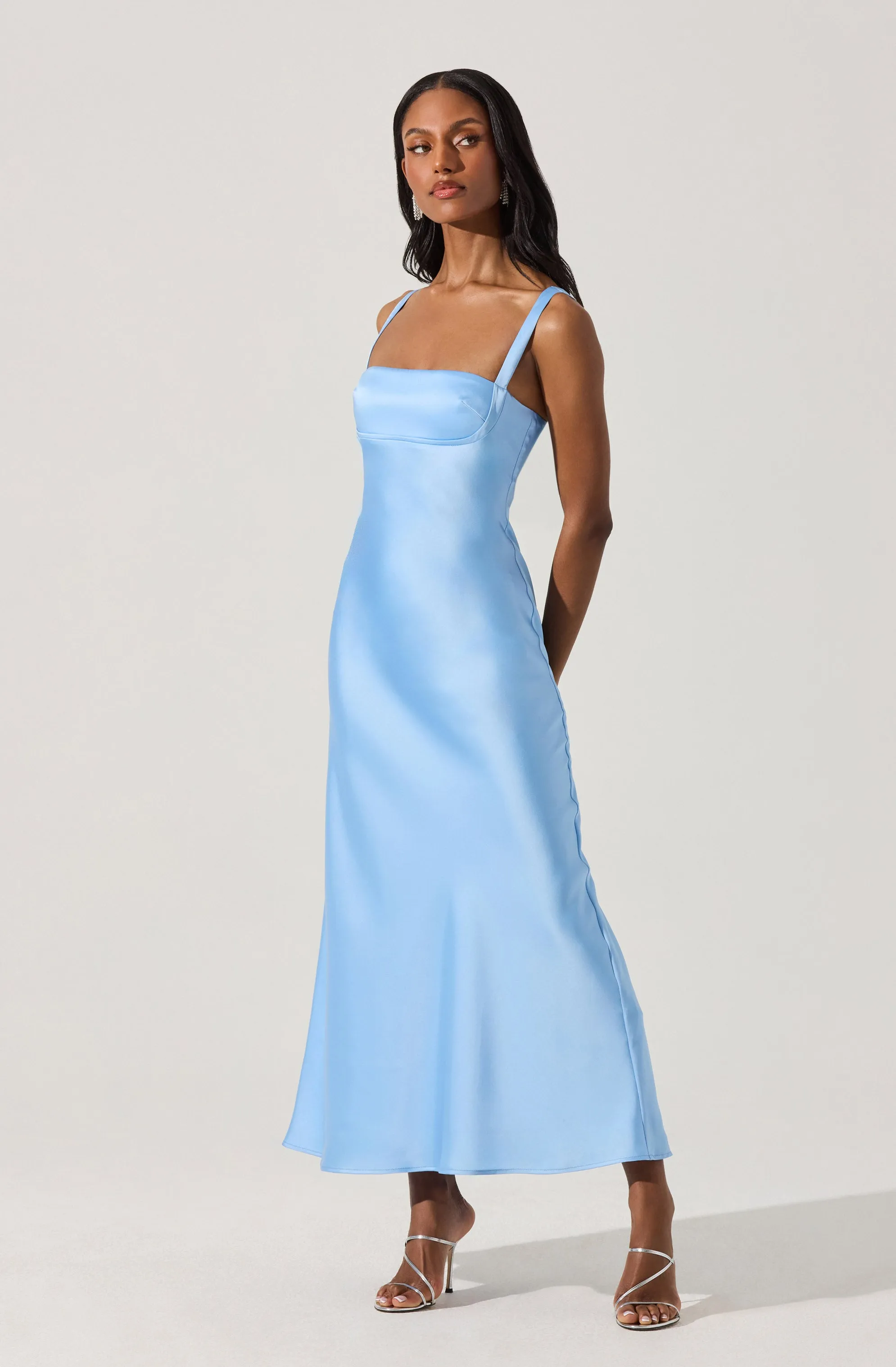 Selling Fast Stacie Satin Maxi Dress  Limited Availability!