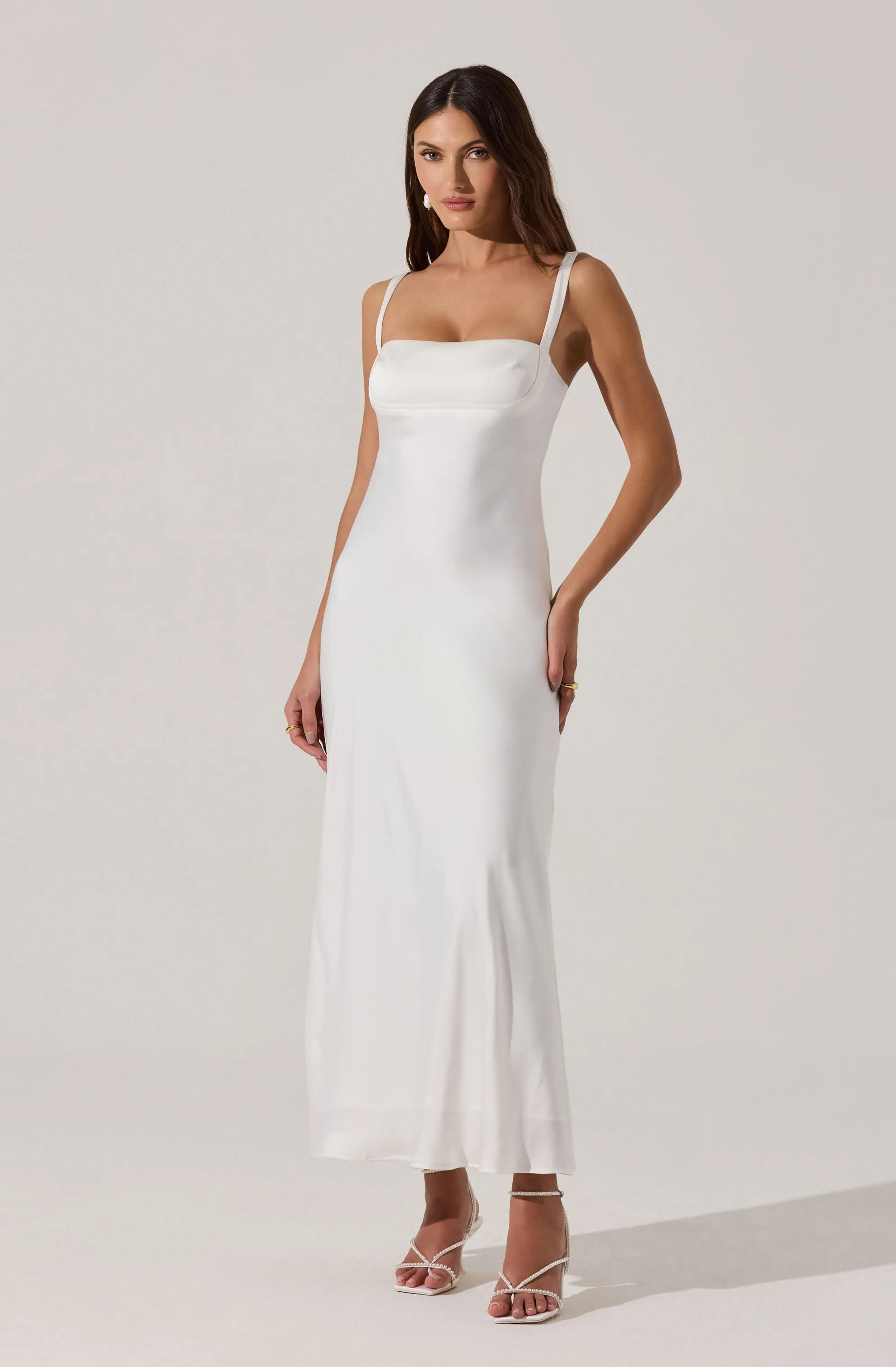 Selling Fast Stacie Satin Maxi Dress  Limited Availability!
